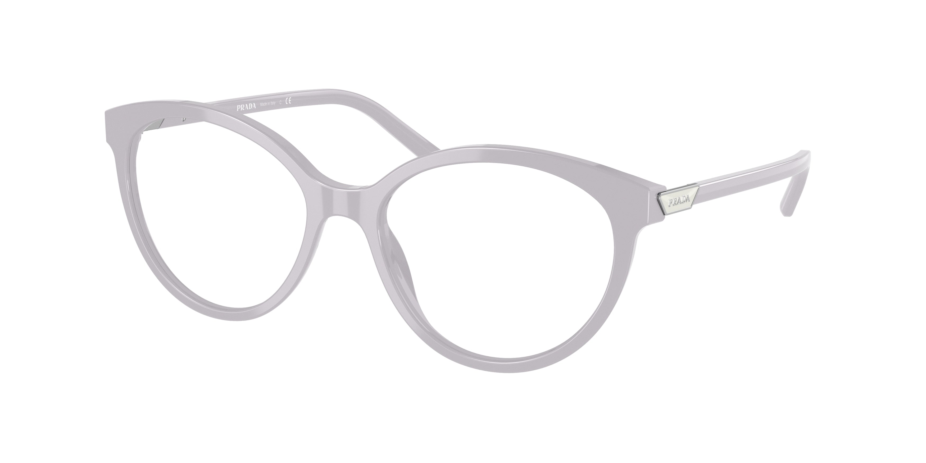 Prada PR08YV Oval Eyeglasses 07Z1O1-Wisteria 54-140-17 - Color Map Blue