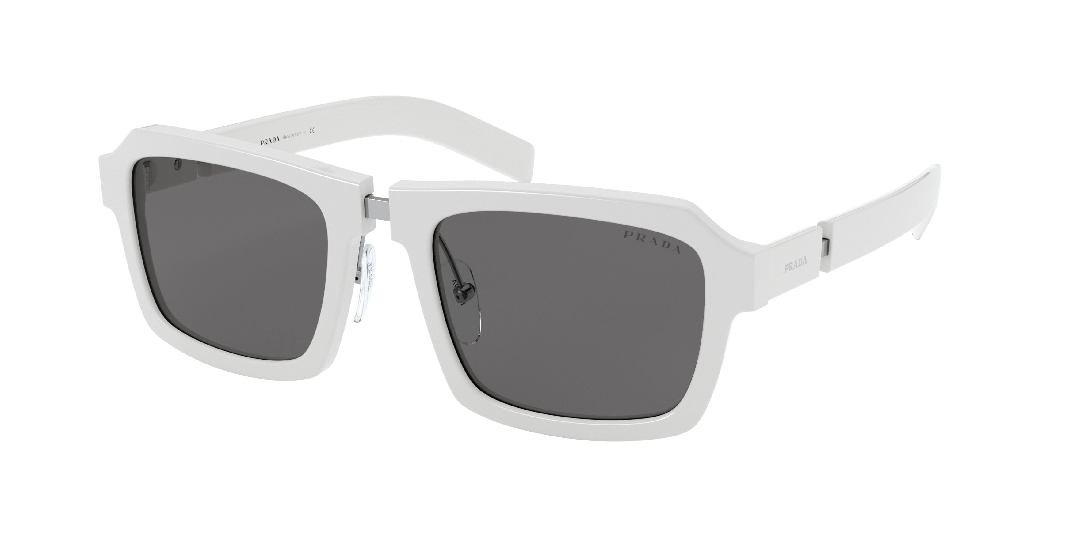 Prada PR09XS Pillow Sunglasses 4AO5S0-White 53-145-21 - Color Map White