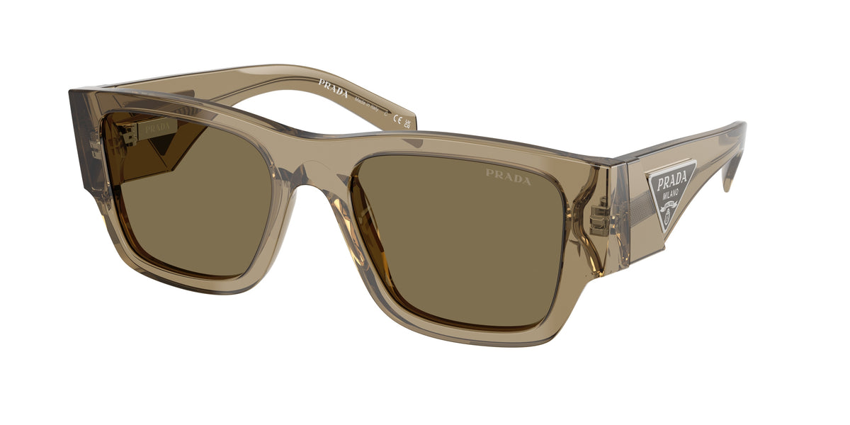 Prada PR10ZS Pillow Sunglasses for Men — Free Shipping - 54-140-20 / 22H90F-Bark