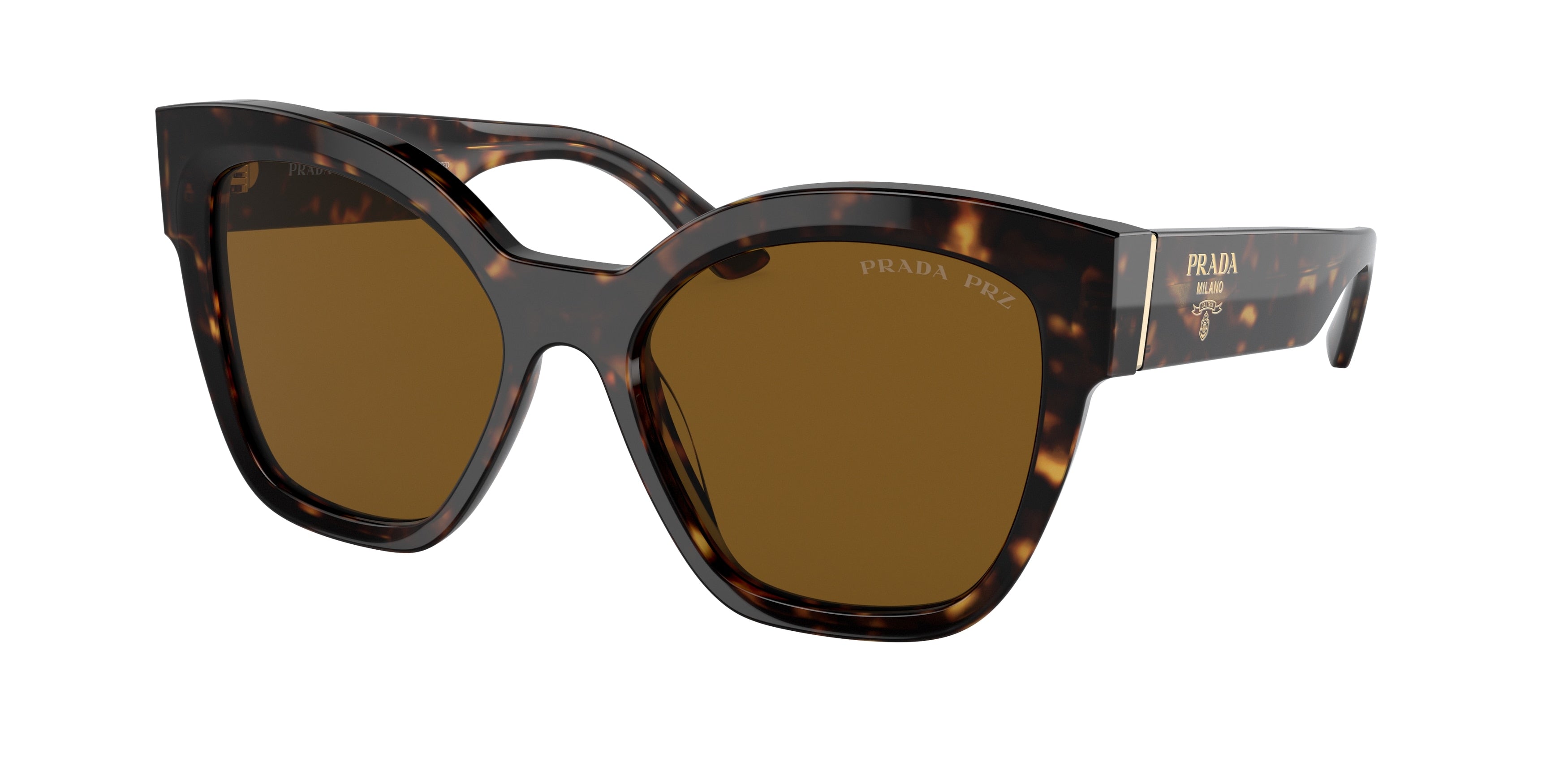 Prada PR17ZS Square Sunglasses 2AU5Y1-Tortoise 54-140-18 - Color Map Tortoise