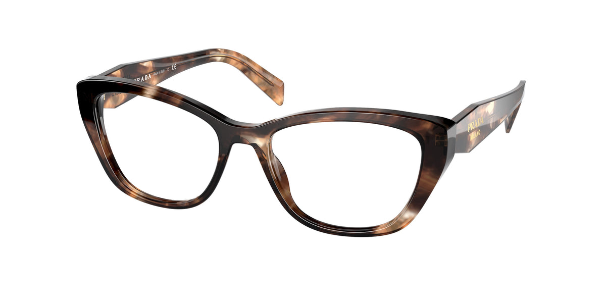 Prada PR19WV Cat Eye Eyeglasses for Women — Free Shipping - 53-140-17 / 07R1O1-Caramel Tortoise