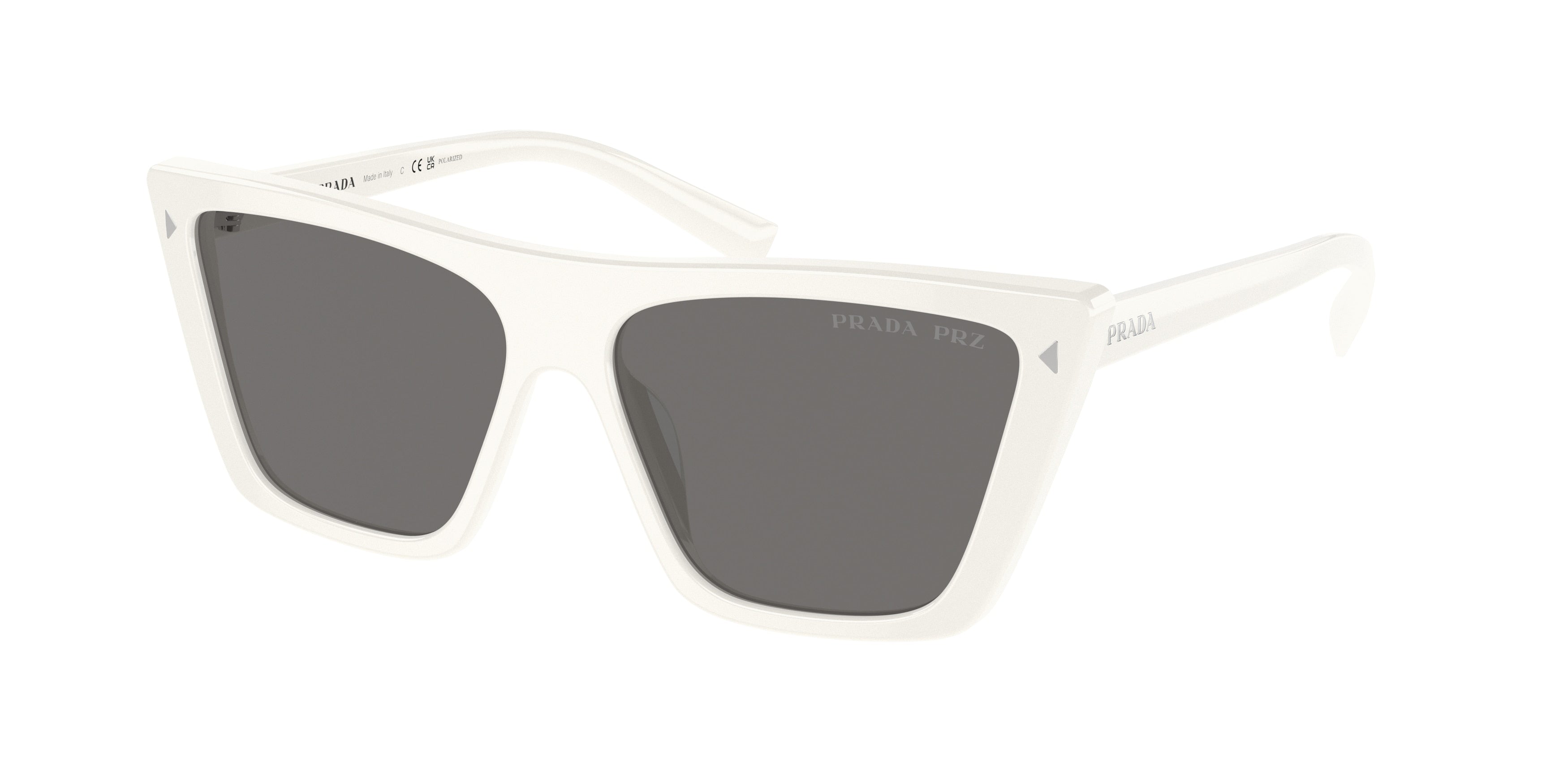 Prada PR21ZSF Butterfly Sunglasses 1425Z1-Talc 56-145-13 - Color Map White