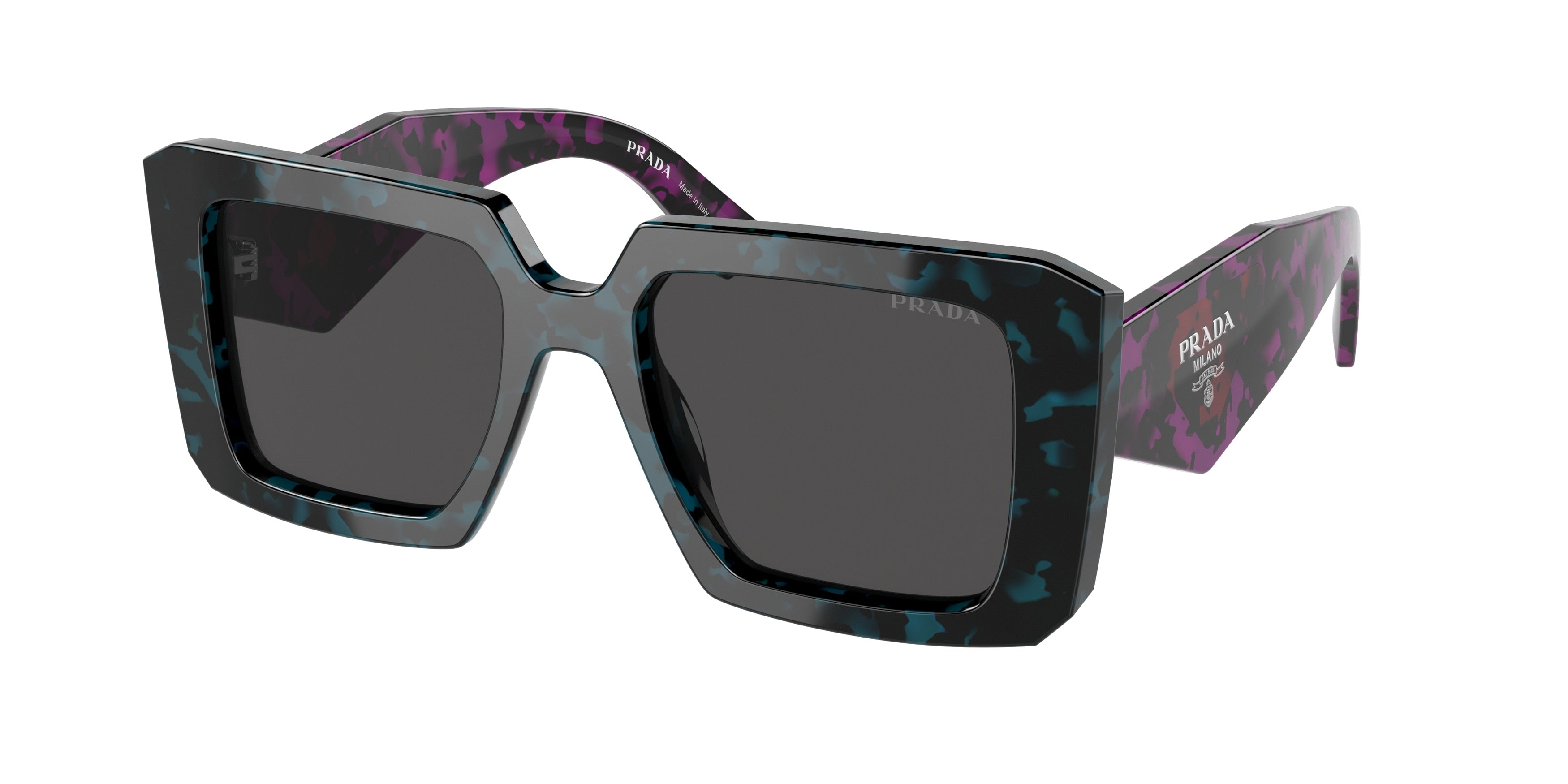 Prada PR23YS Square Sunglasses 06Z5S0-Tortoise 51-140-19 - Color Map Tortoise