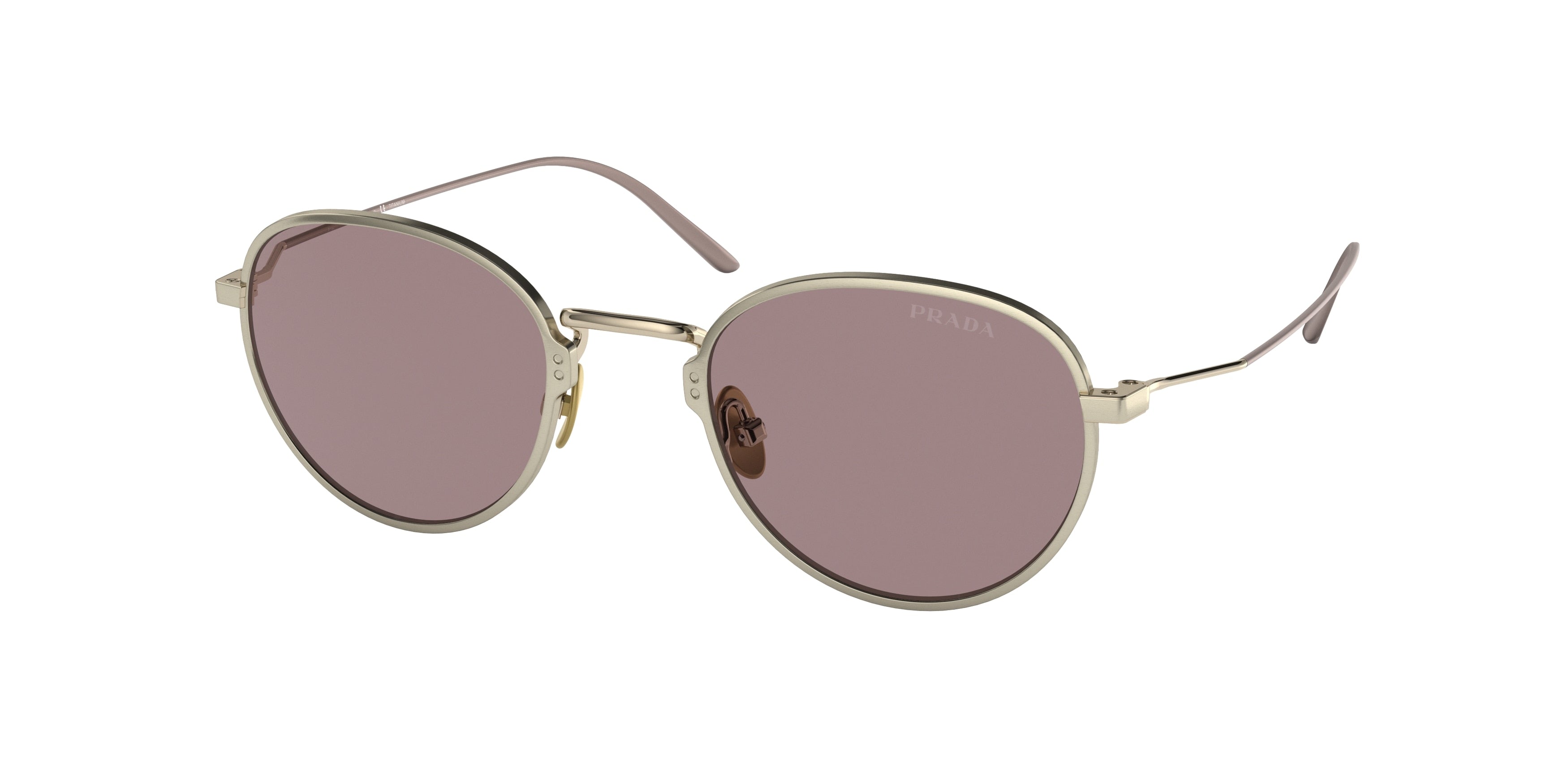 Prada PR53WS Phantos Sunglasses 06Q06I-Gold 50-145-22 - Color Map Gold