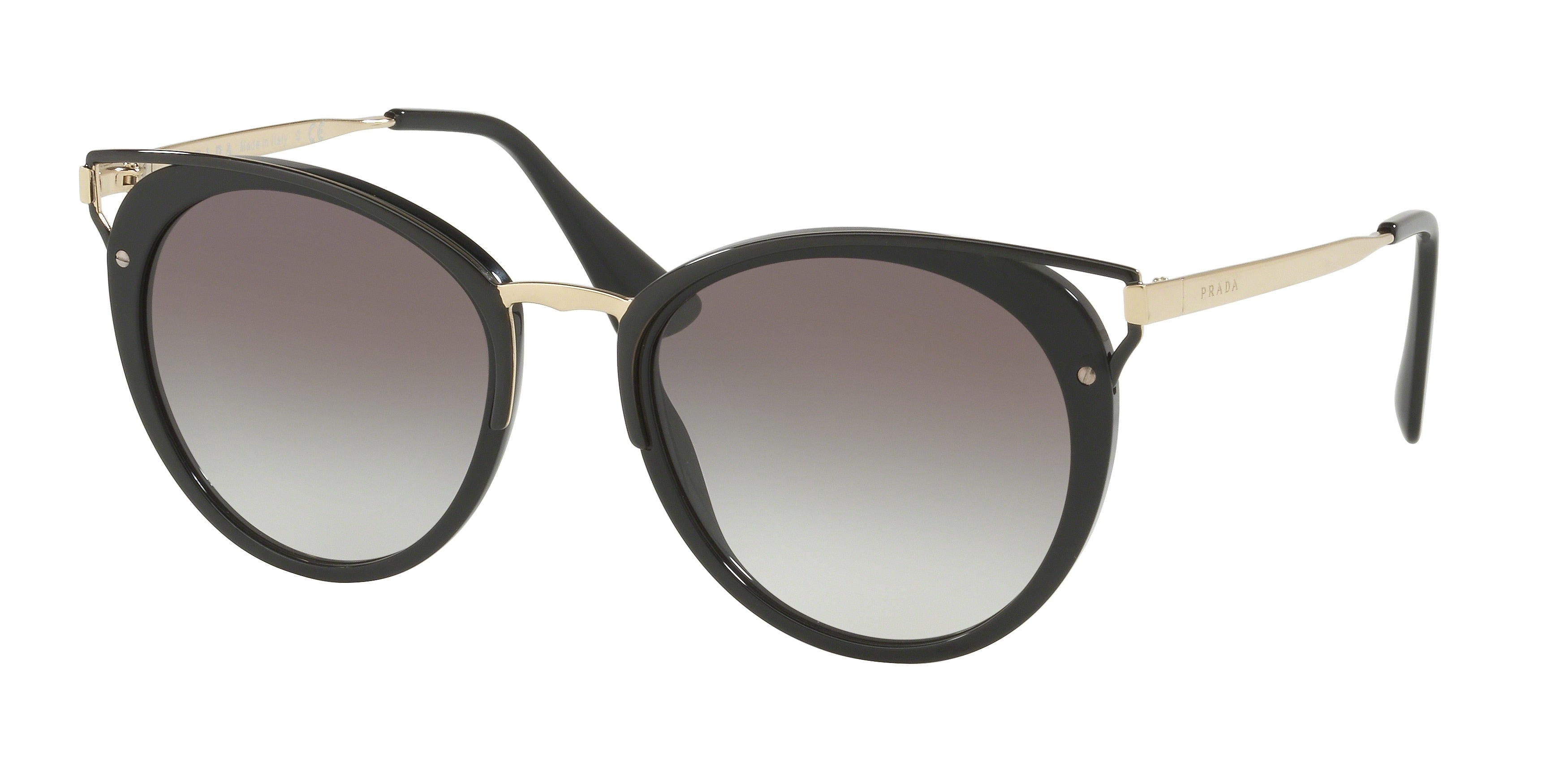 Prada CATWALK PR66TS Phantos Sunglasses  1AB0A7-Black 54-145-20 - Color Map Black