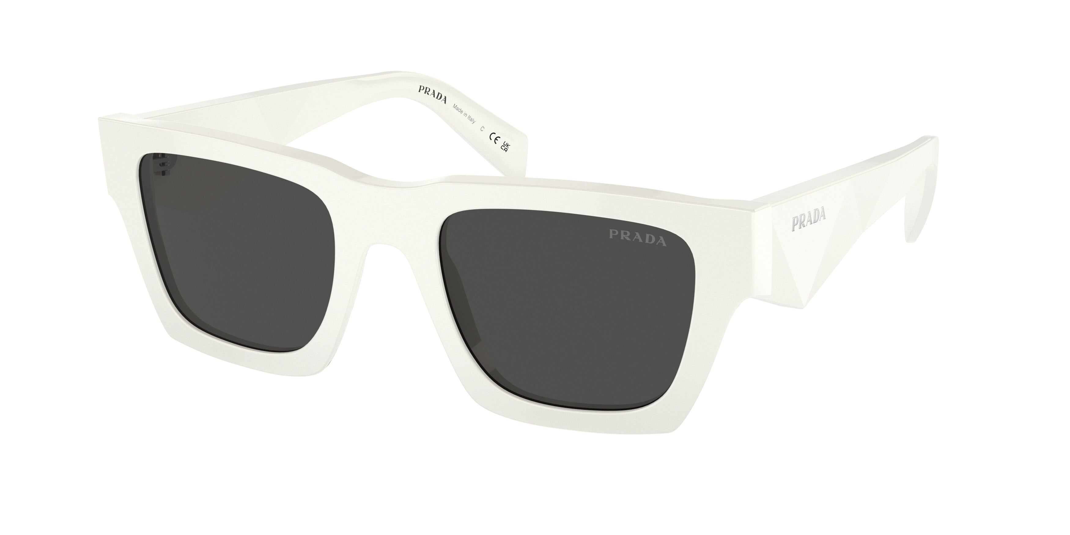 Prada PRA06SF Pillow Sunglasses for Men — Free Shipping - 54-145-19 / 17K08Z-Talc