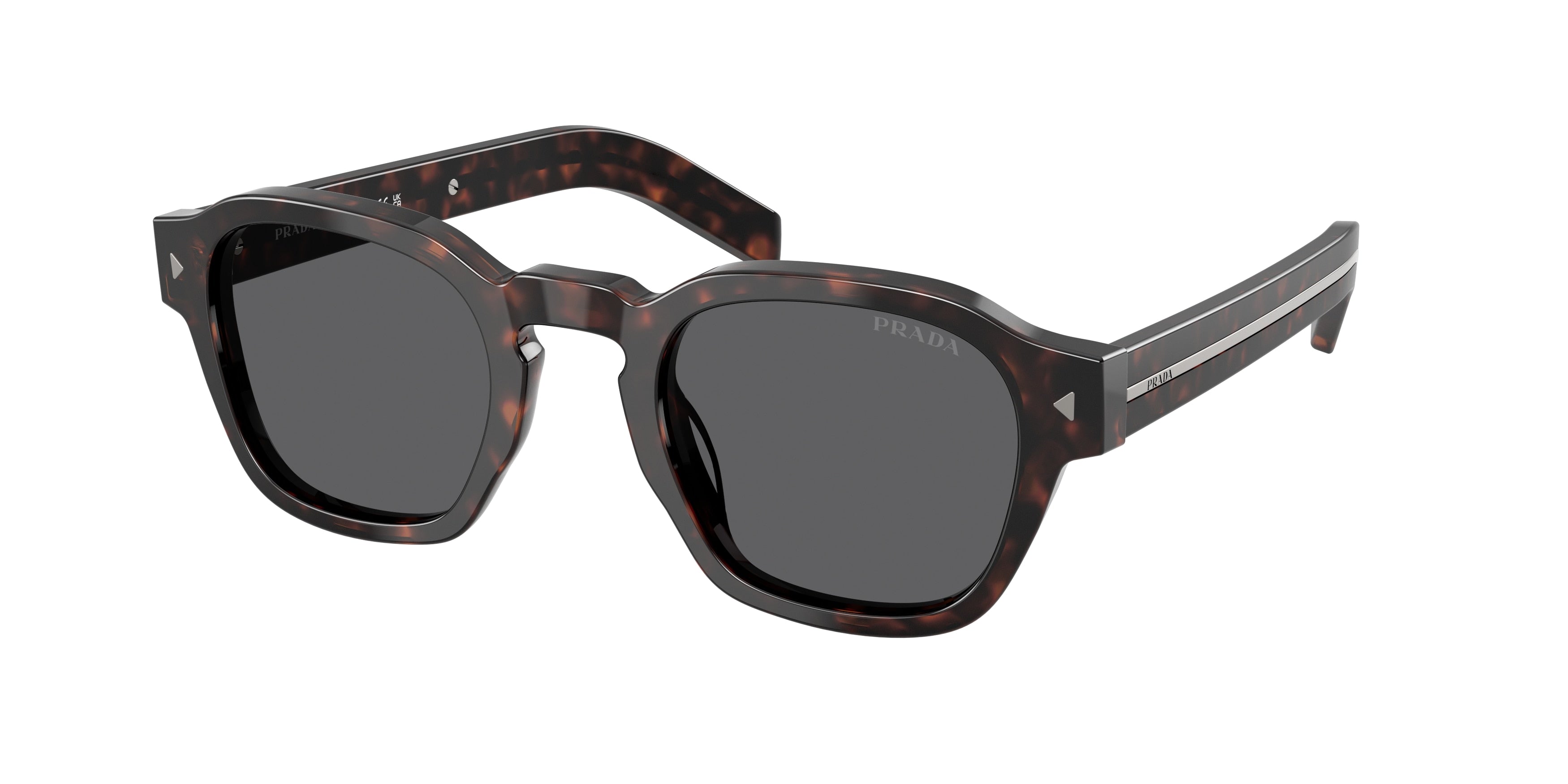 Prada PRA16S Phantos Sunglasses 17N731-Tartaruga Radica 52-150-24 - Color Map Tortoise
