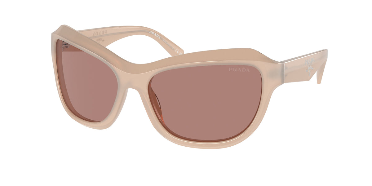 Prada PRA27S Butterfly Sunglasses 19R10D-Opal Natural 62-130-17 - Color Map Beige