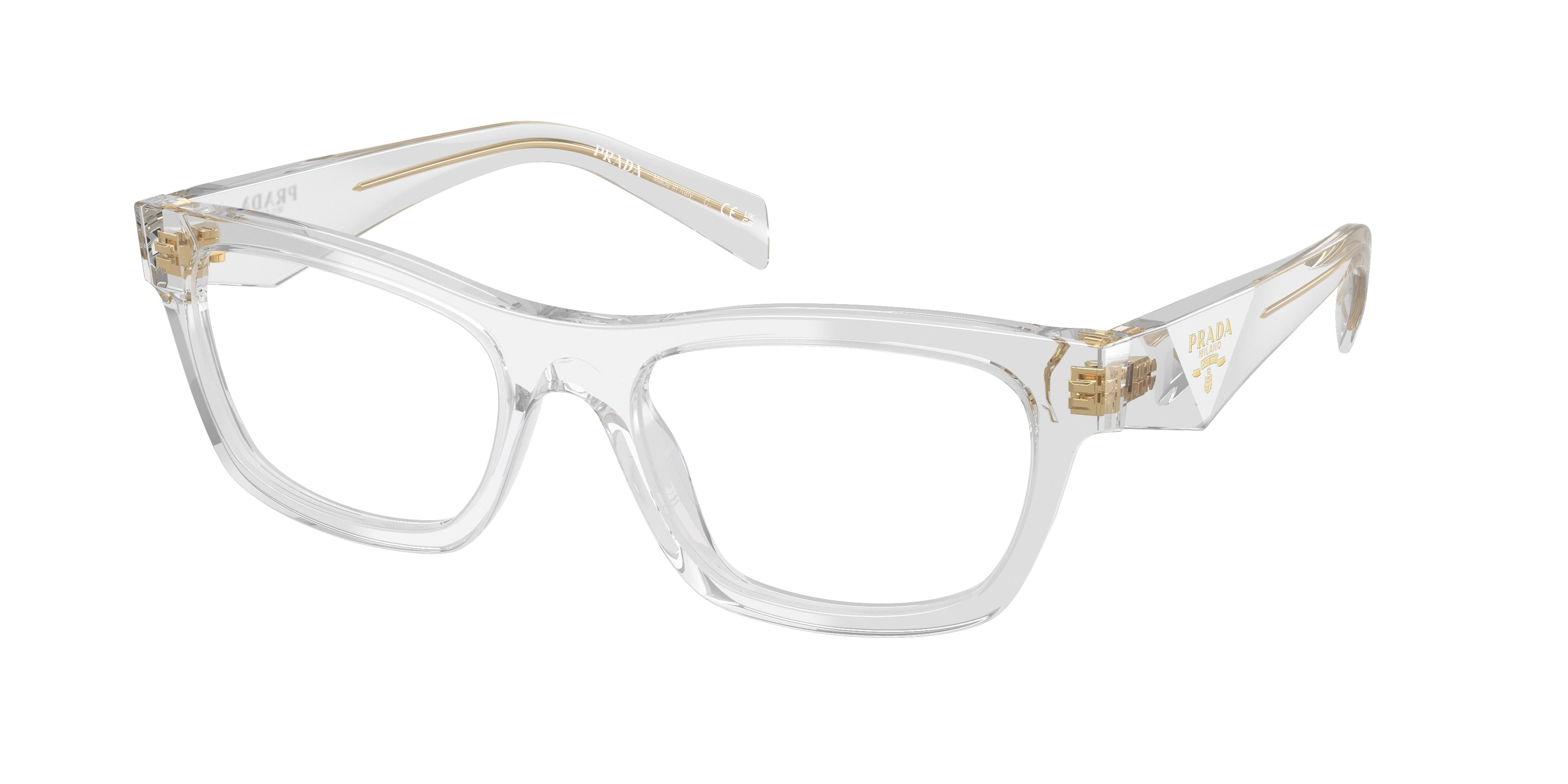 Prada PRB01V Butterfly Eyeglasses 12R1O1-Poppy Tortoise/Bordeaux 54-145-19 - Color Map Tortoise