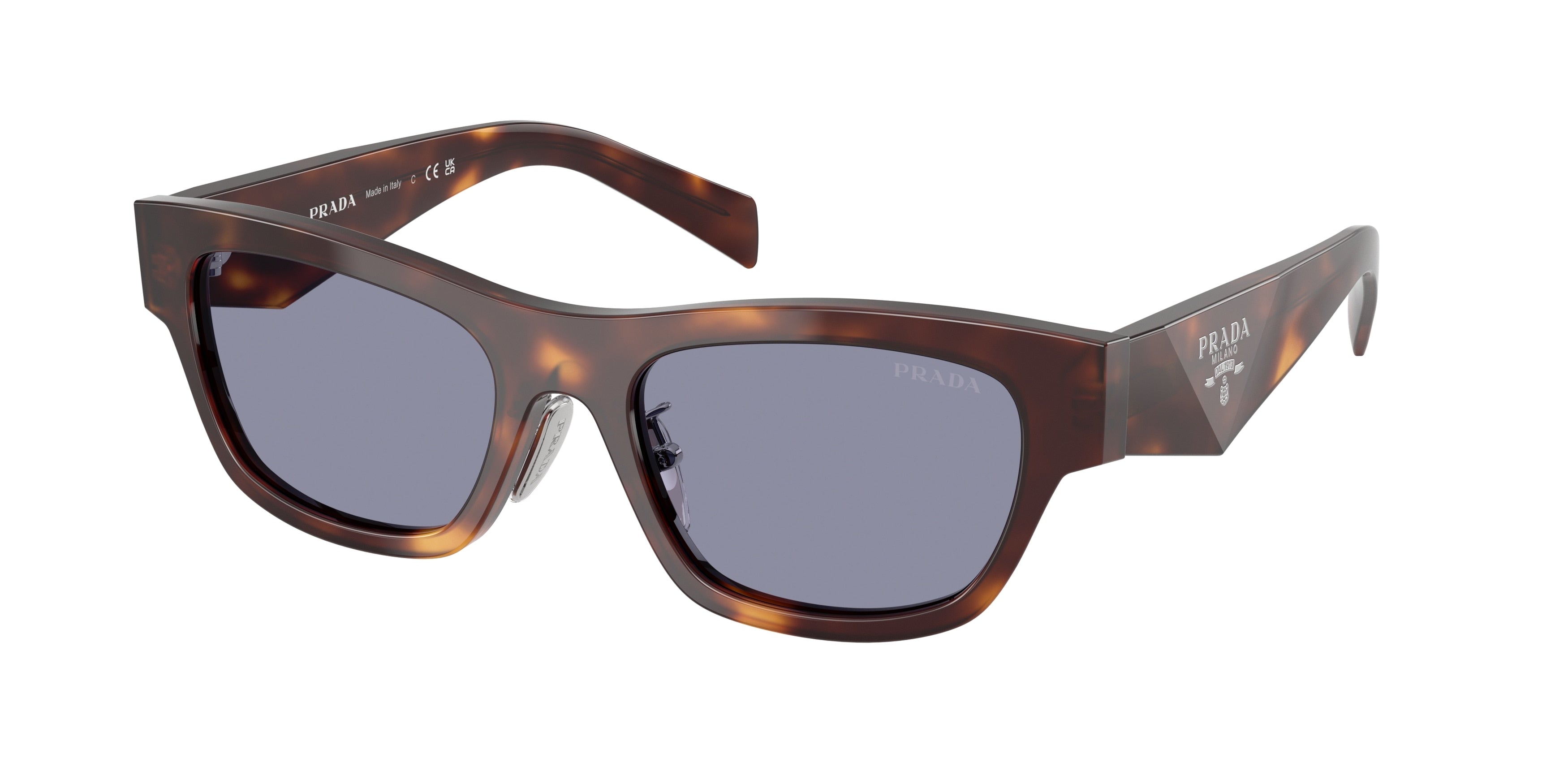 Prada PRB09SF Butterfly Sunglasses 15W03N-Classic Tortoise 53-145-19 - Color Map Tortoise