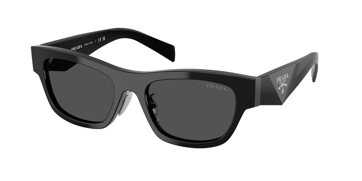 Prada PRB09SF Butterfly Sunglasses 16K08Z-Black 53-145-19 - Color Map Black