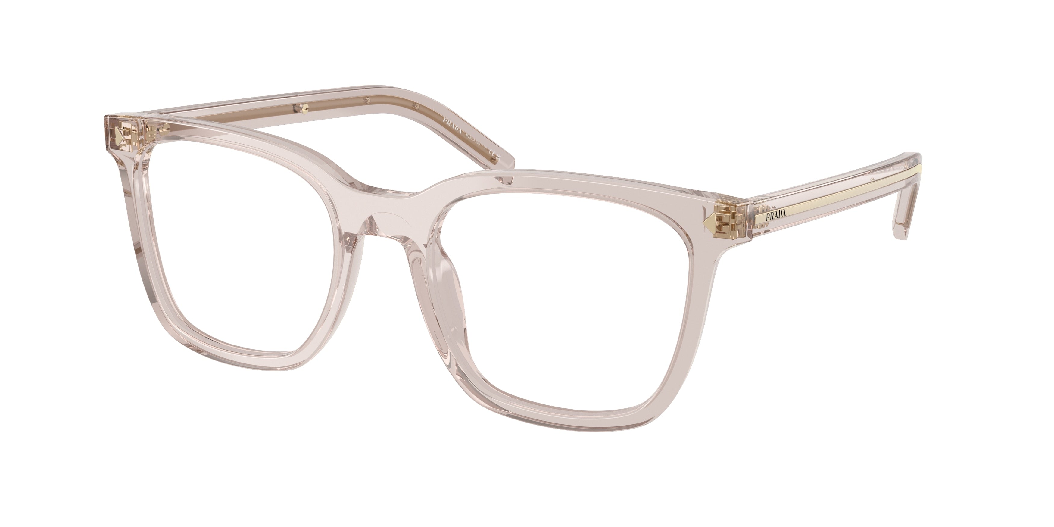 Prada PRB11V Pillow Eyeglasses 29D1O1-Cold Mauve 52-145-20 - Color Map Violet