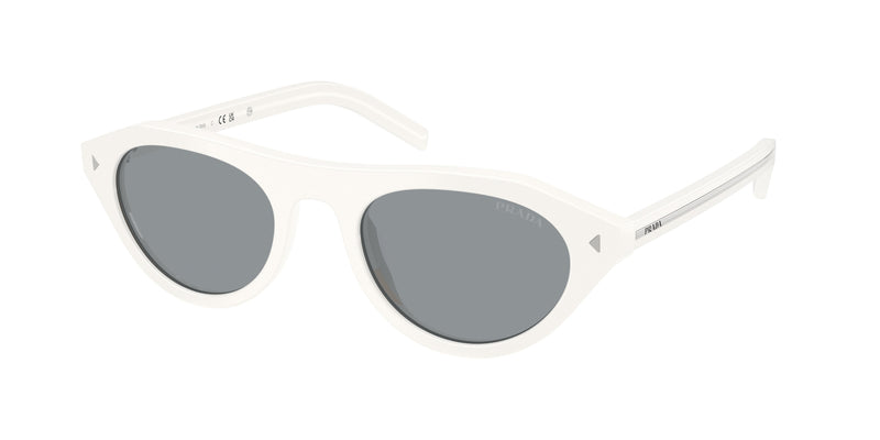 Prada PRB15S Irregular Sunglasses 17K80R-Talc 51-145-21 - Color Map White
