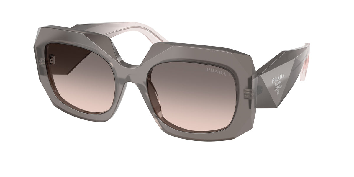 Prada PRB23SF Square Sunglasses for Women — Free Shipping - 55-145-19 / 20F70S-Grey