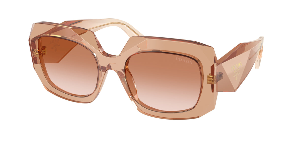 Prada PRB23SF Square Sunglasses for Women — Free Shipping - 55-145-19 / 28E50S-Chocolate
