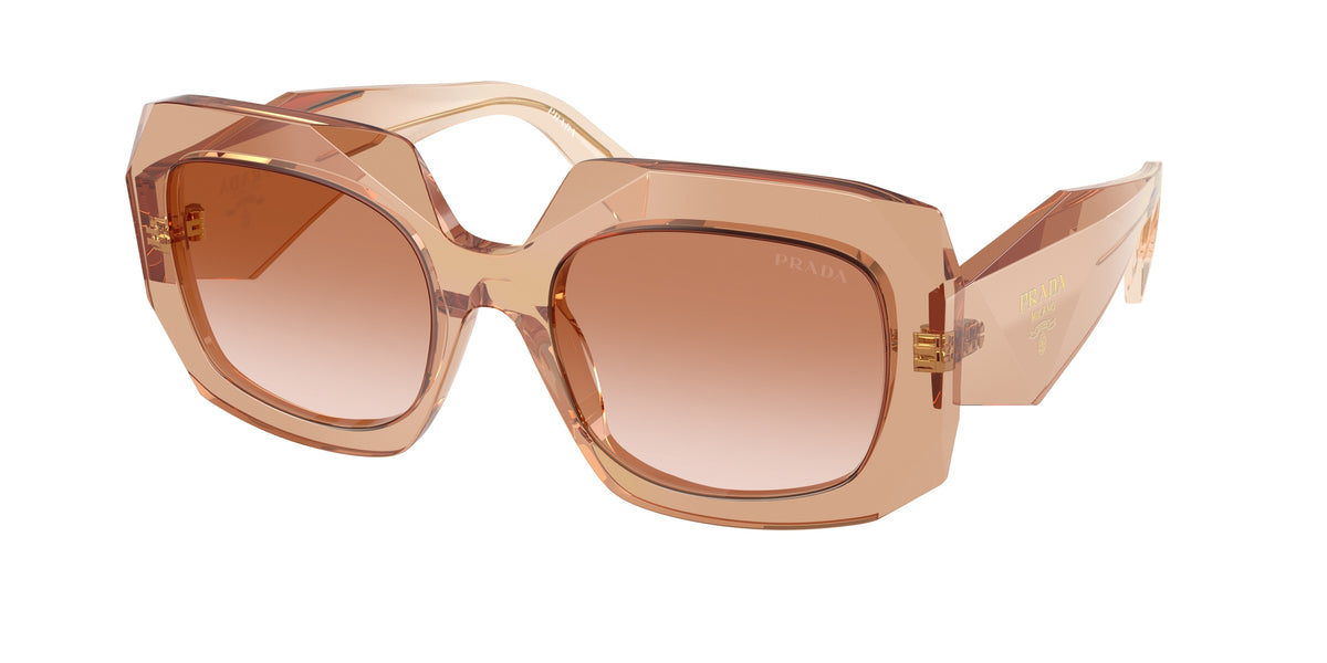 Prada PRB23S Square Sunglasses for Women — Free Shipping - 54-145-20 / 28E50S-Chocolate
