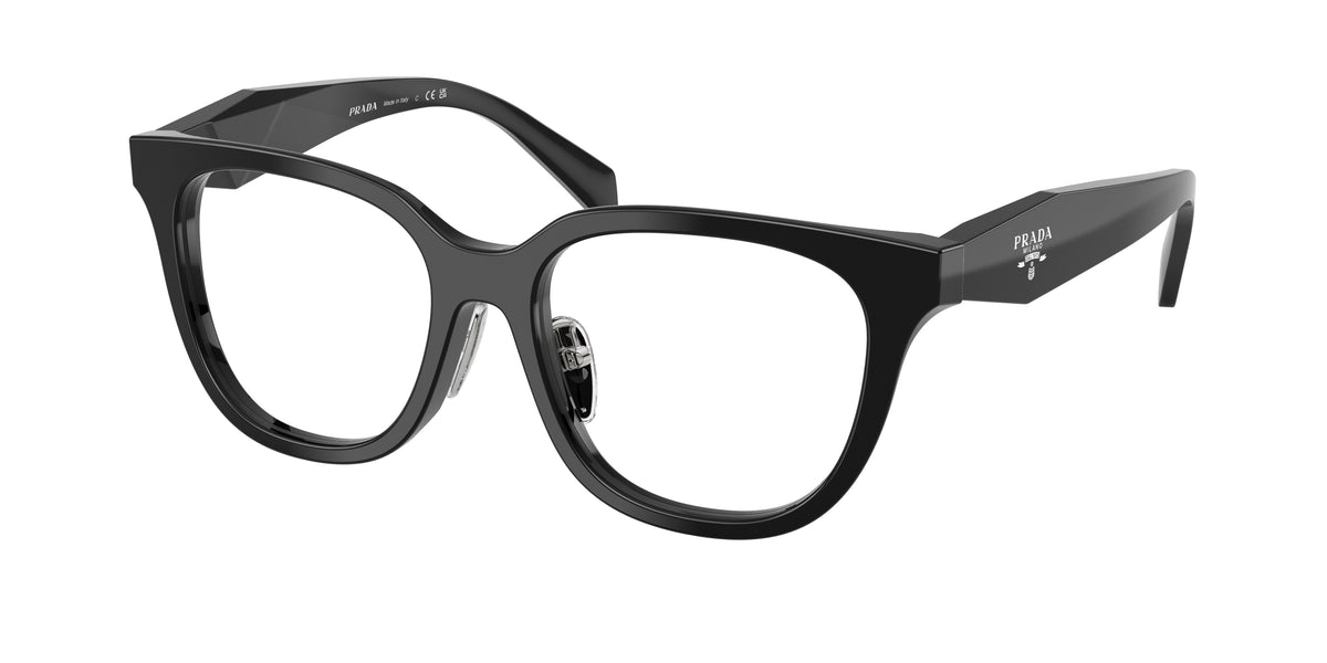 Prada PRC11VF Butterfly Eyeglasses for Women — Free Shipping - 53-145-17 / 16K1O1-Black