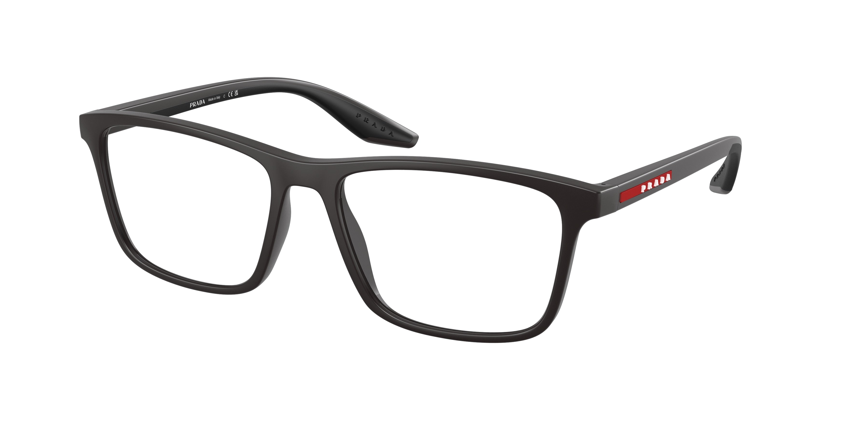 Prada Linea Rossa PS01QV Pillow Eyeglasses 18K1O1-Matte Grey 56-145-17 - Color Map Grey