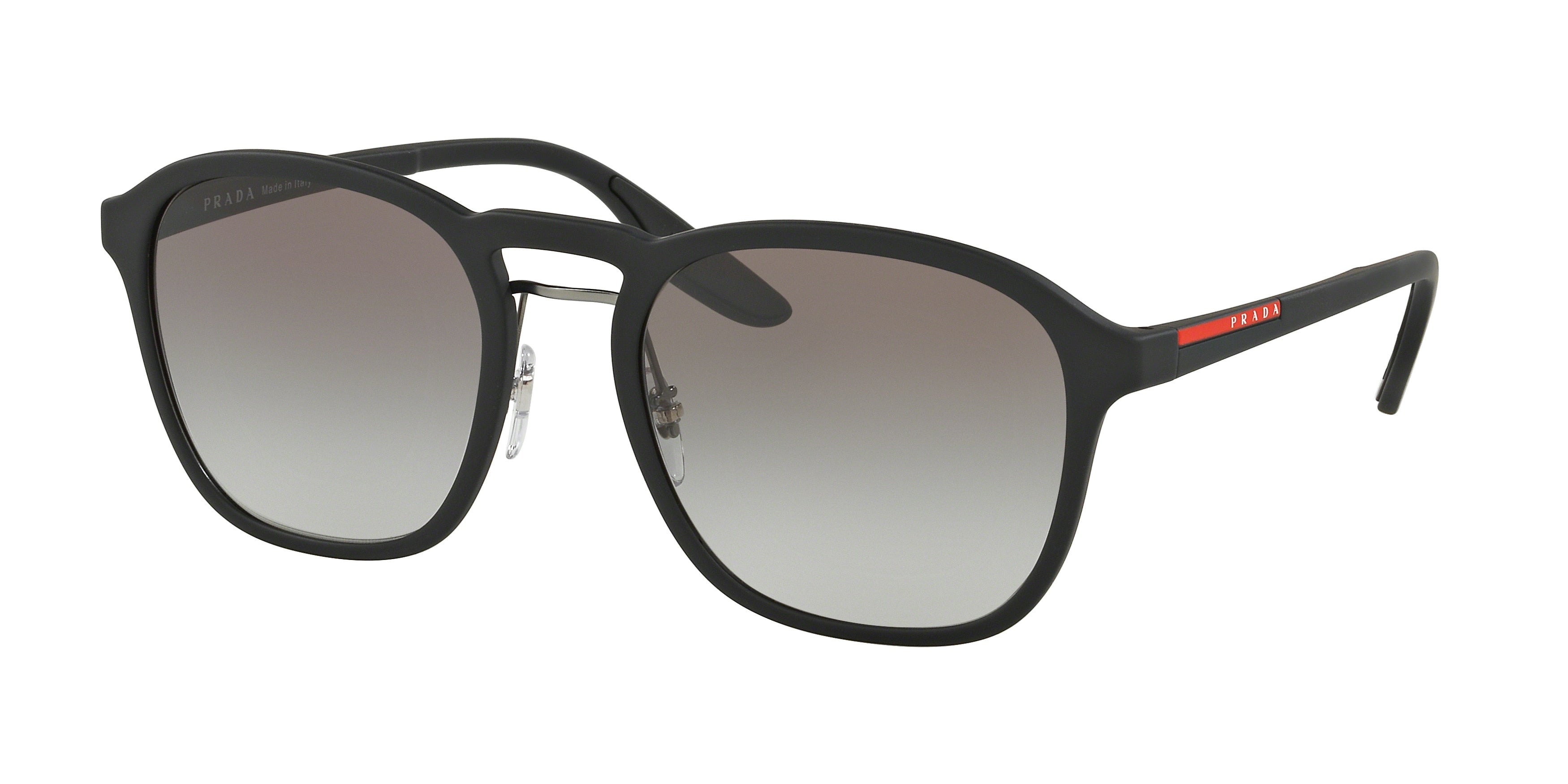 Prada Linea Rossa LIFESTYLE PS02SS Phantos Sunglasses DG00A7-Black Rubber 55-145-20 - Color Map Black