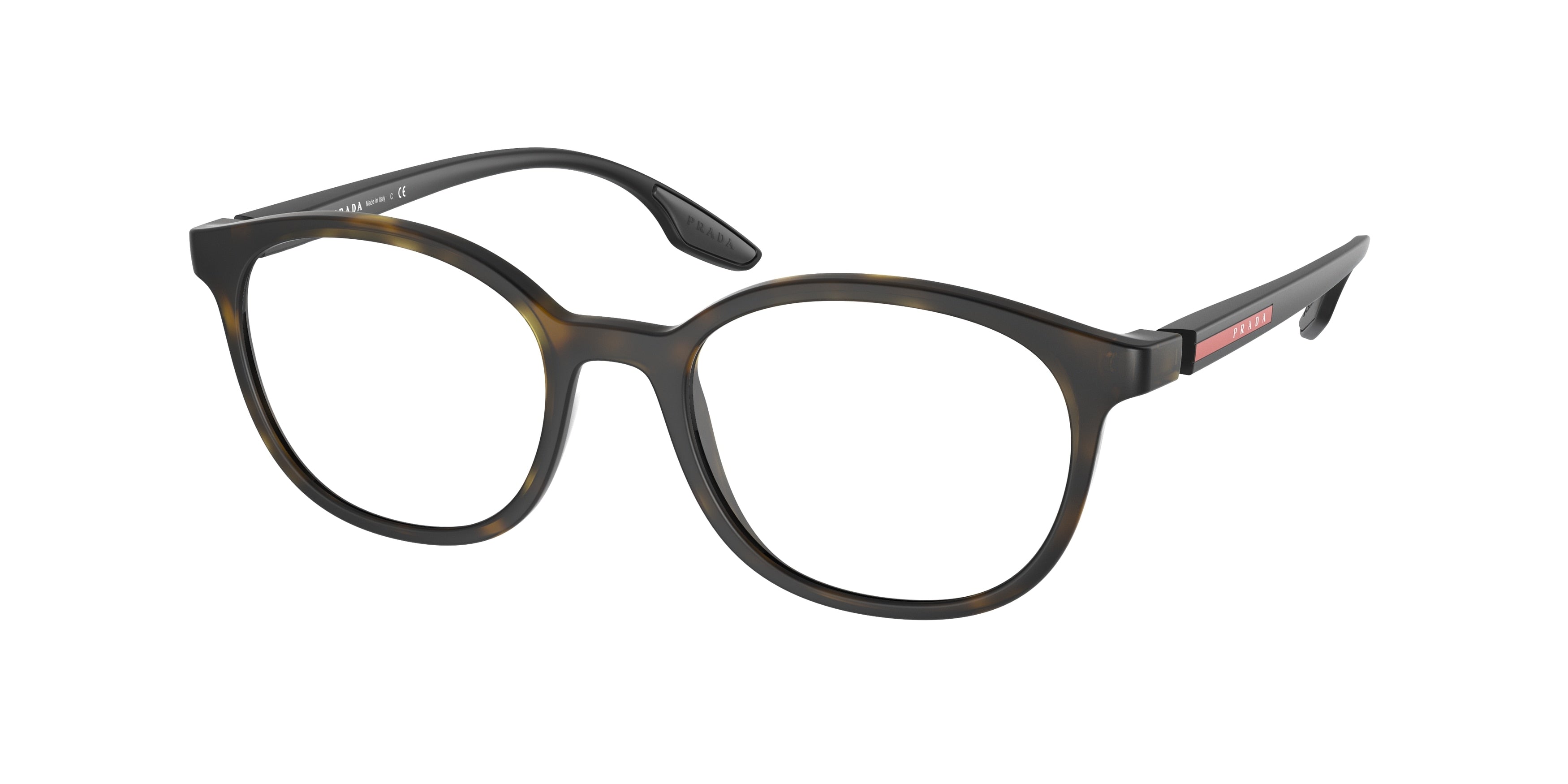 Prada Linea Rossa PS03NV Phantos Eyeglasses  5641O1-Matte Havana 49-145-19 - Color Map Tortoise