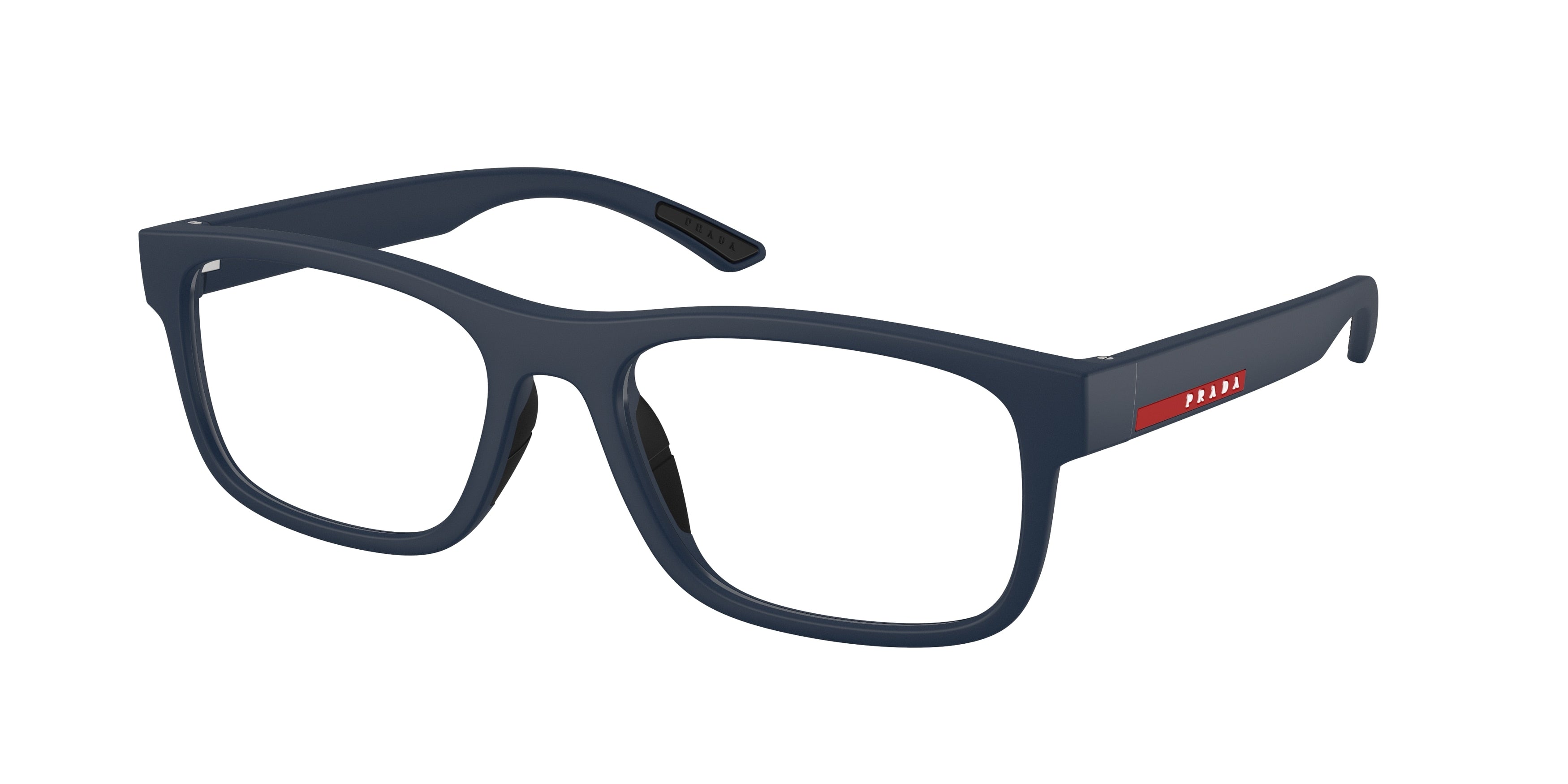 Prada Linea Rossa PS04QV Rectangle Eyeglasses for Men — Free Shipping - 54-145-18 / MAG1O1-Matte Blue