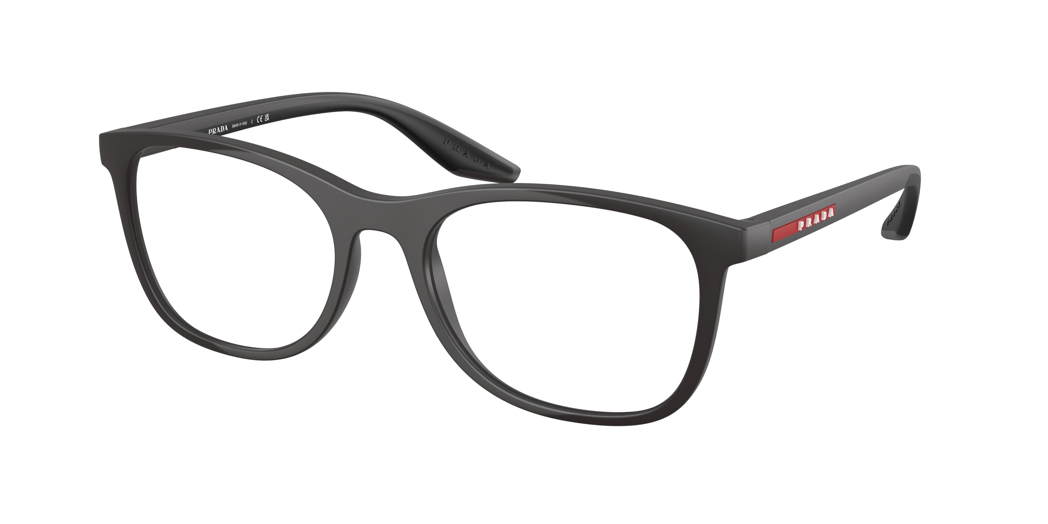 Prada Linea Rossa PS05PV Pillow Eyeglasses 18K1O1-Matte Grey 55-145-19 - Color Map Grey