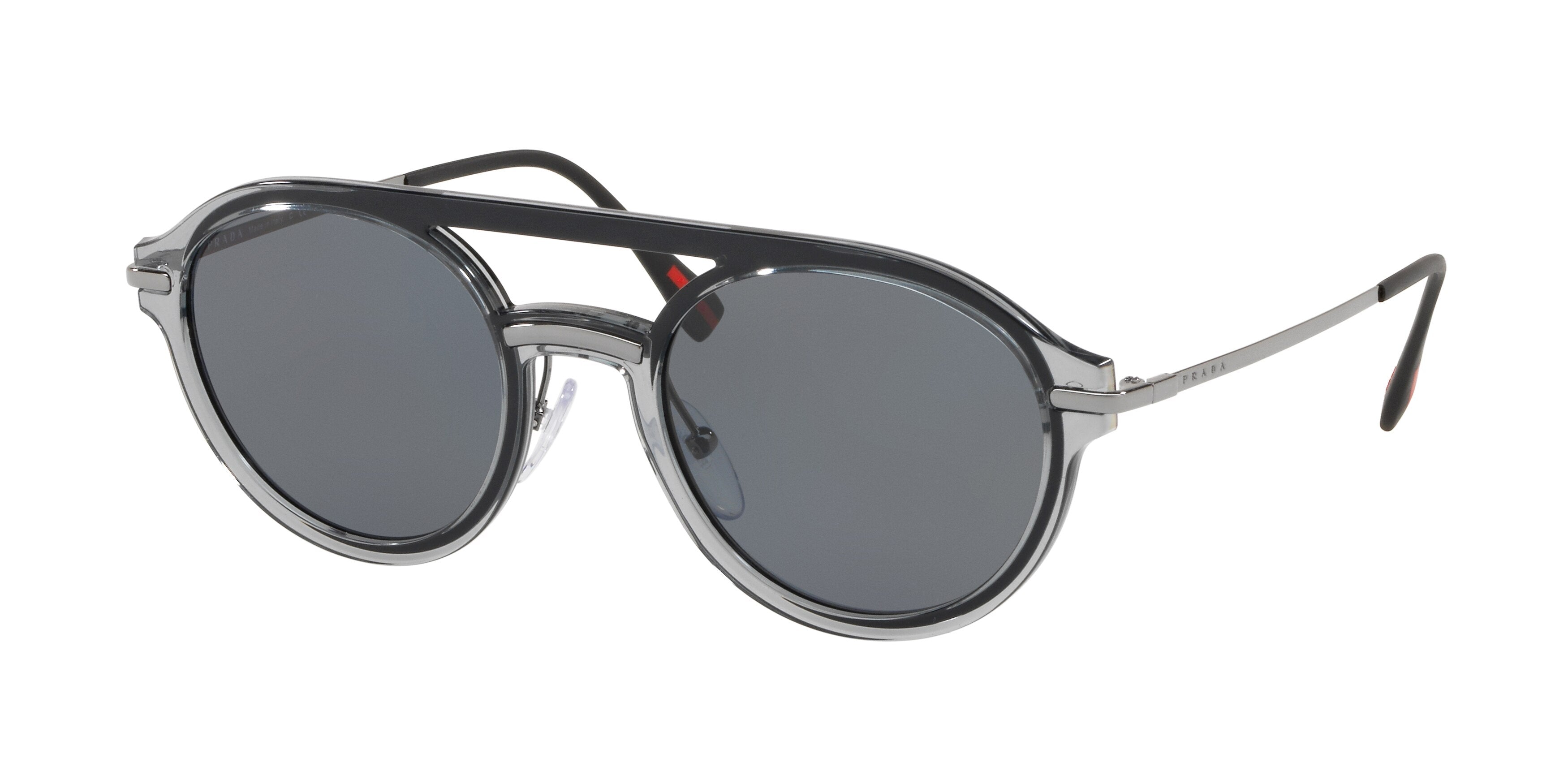 Prada Linea Rossa LIFESTYLE PS05TS Oval Sunglasses P2X5Z1-Grey 51-140-21 - Color Map Grey