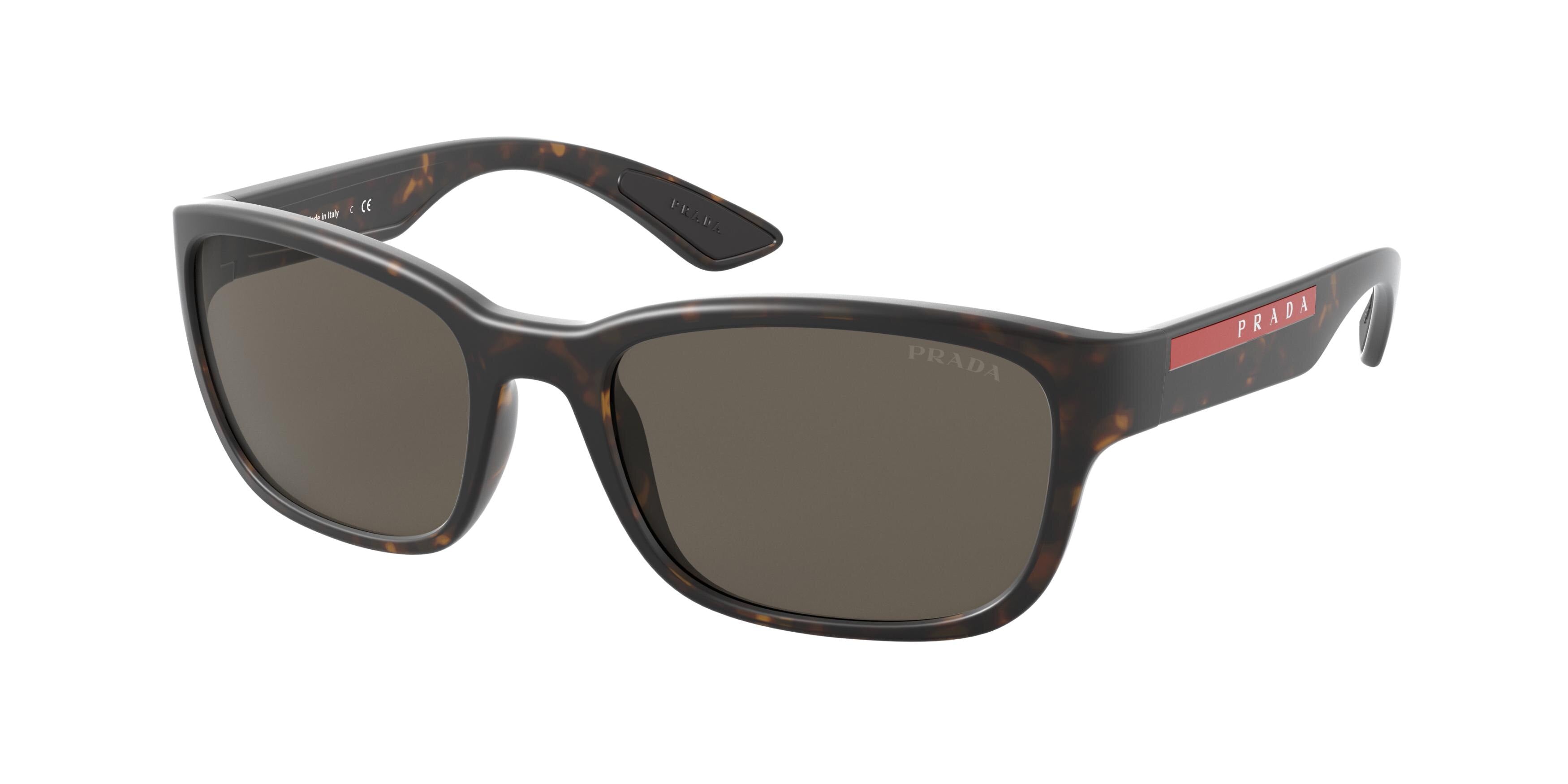 Prada Linea Rossa PS05VS Pillow Sunglasses 5645G1-Havana Demishiny 57-145-19 - Color Map Tortoise