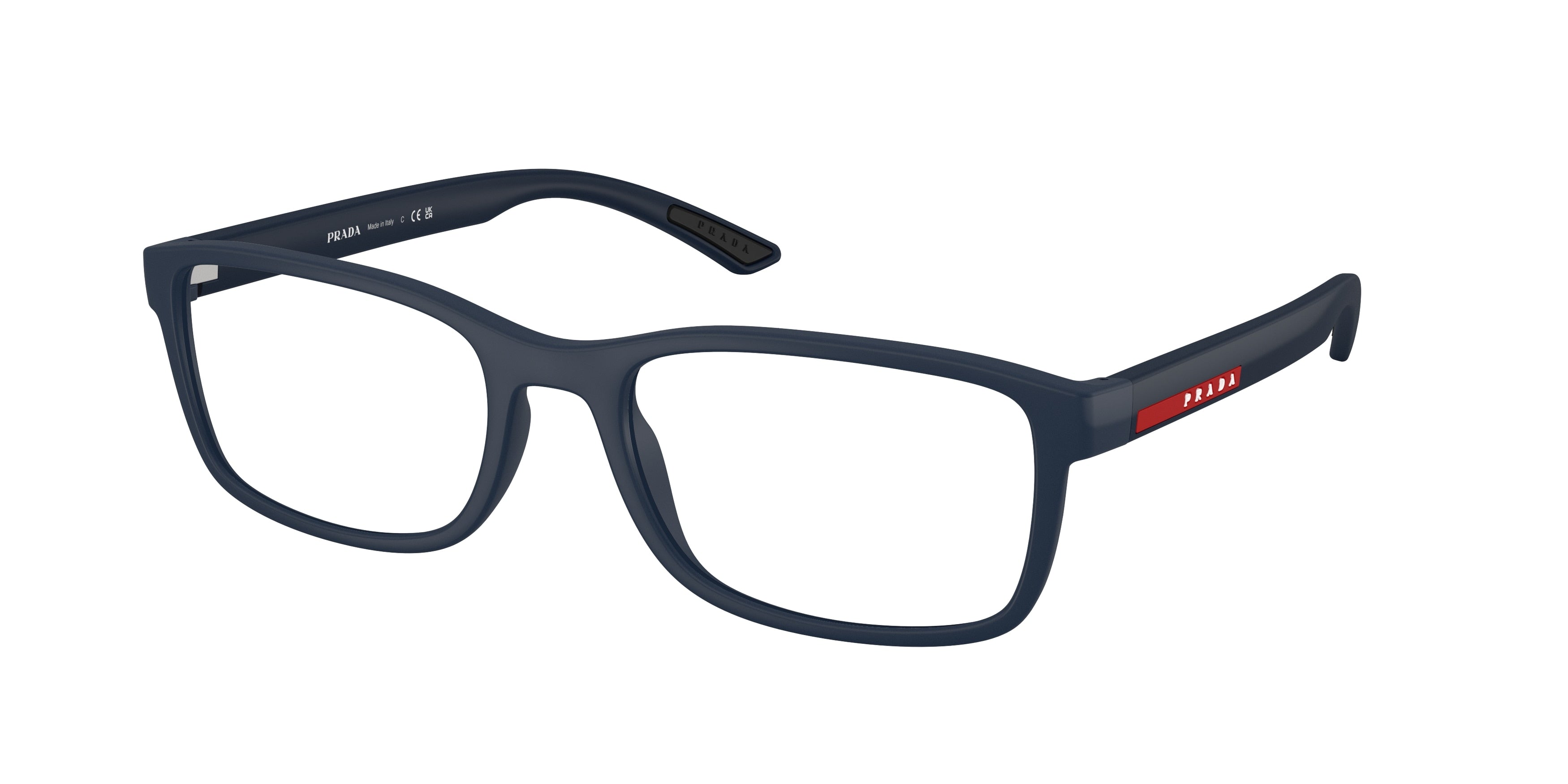 Prada Linea Rossa PS06RV Pillow Eyeglasses MAG1O1-Matte Blue 53-145-19 - Color Map Blue