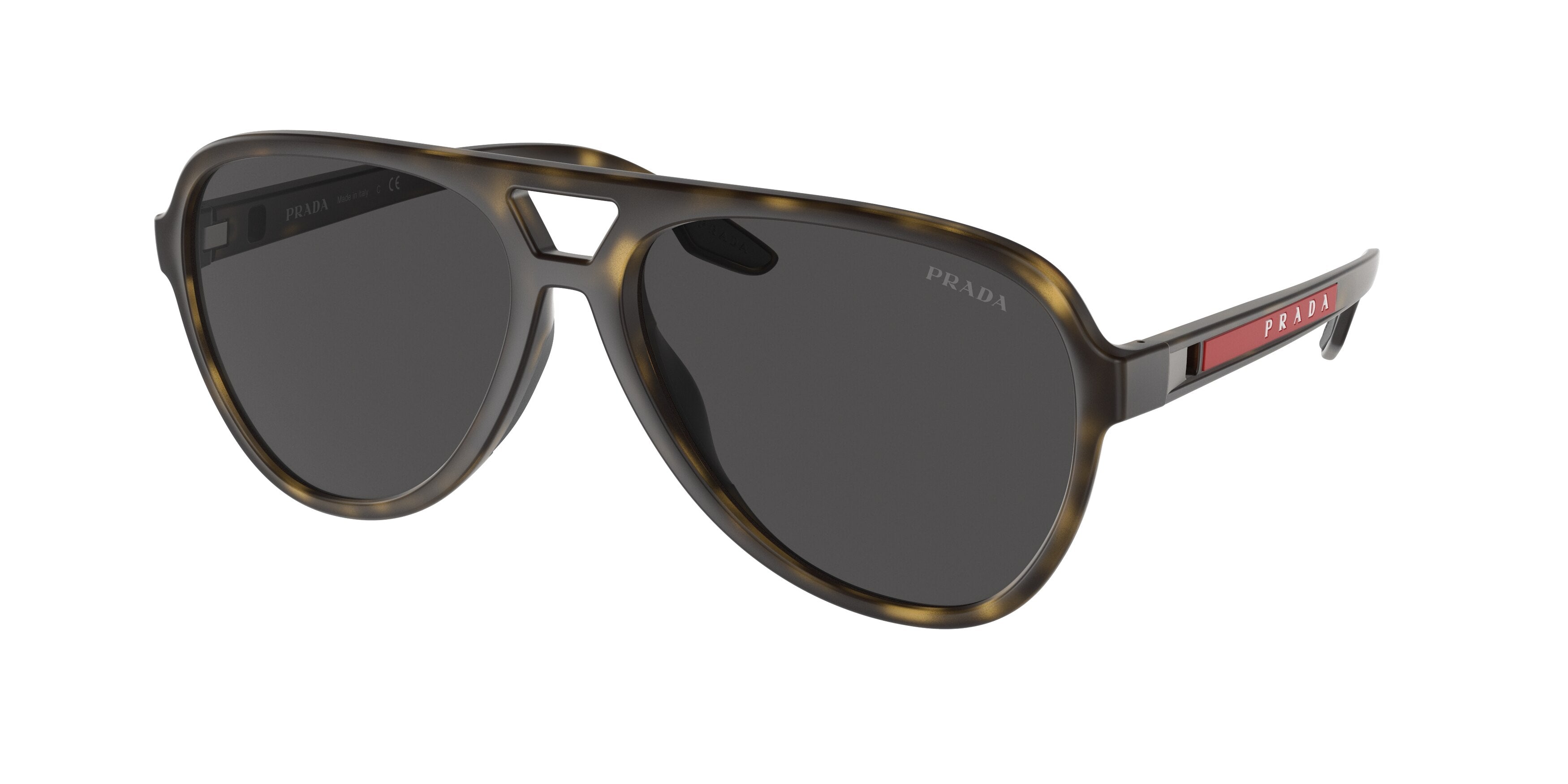 Prada Linea Rossa PS06WS Pilot Sunglasses 58106F-Matte Havana 59-140-16 - Color Map Tortoise