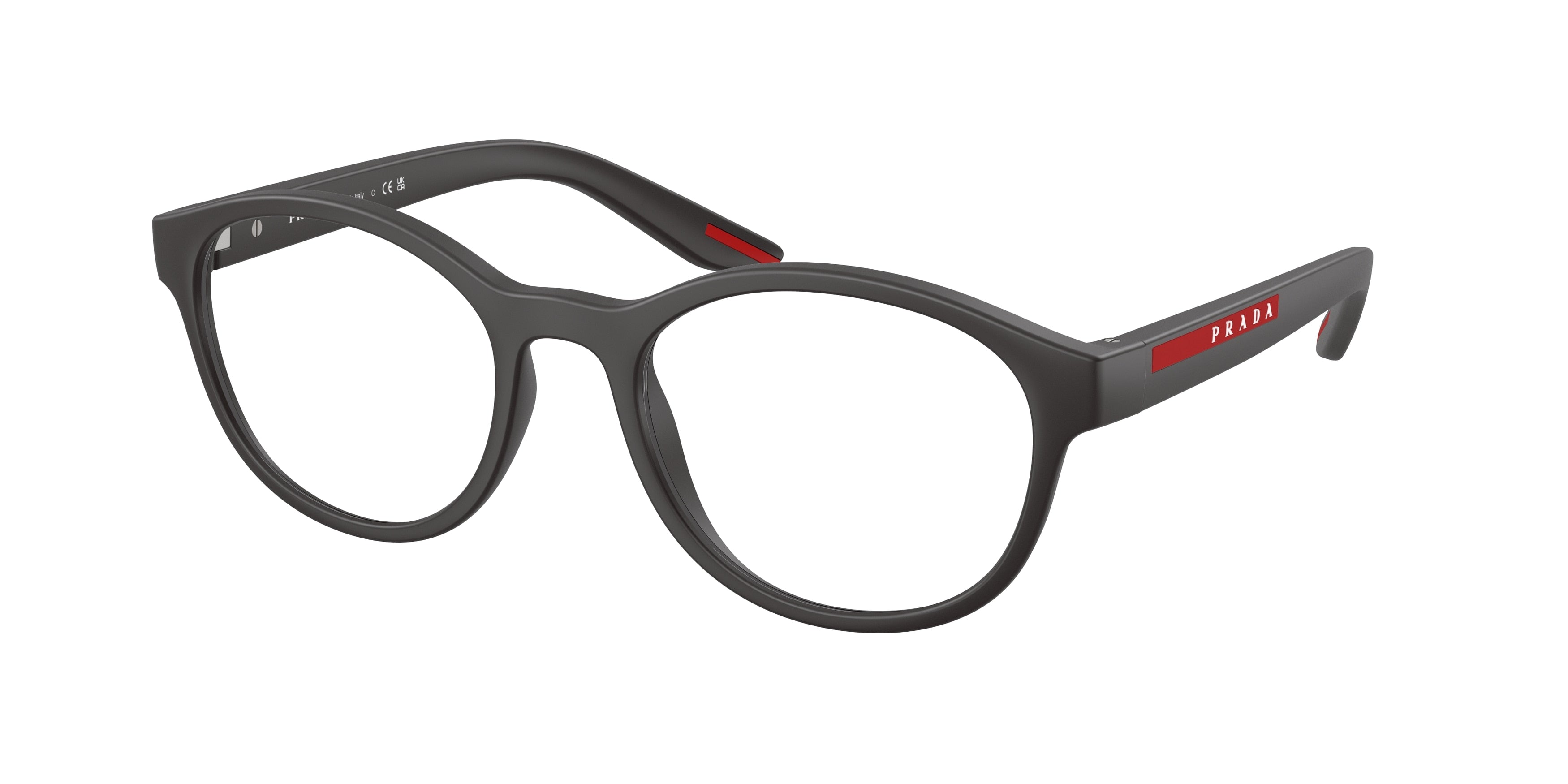 Prada Linea Rossa PS07PV Phantos Eyeglasses  18K1O1-Matte Grey 53-145-20 - Color Map Grey