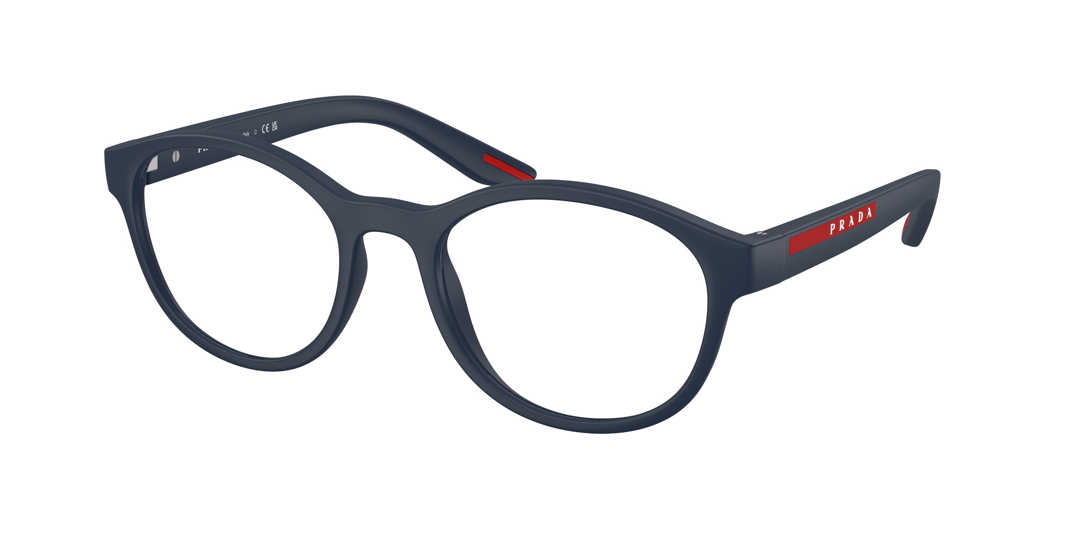 Prada Linea Rossa PS07PV Phantos Eyeglasses MAG1O1-Matte Blue 53-145-20 - Color Map Blue