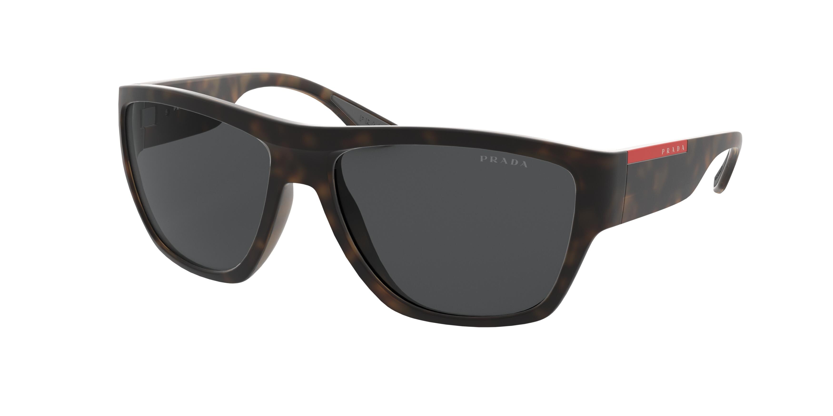 Prada Linea Rossa PS08VS Pillow Sunglasses 56406F-Matte Havana 59-135-16 - Color Map Tortoise