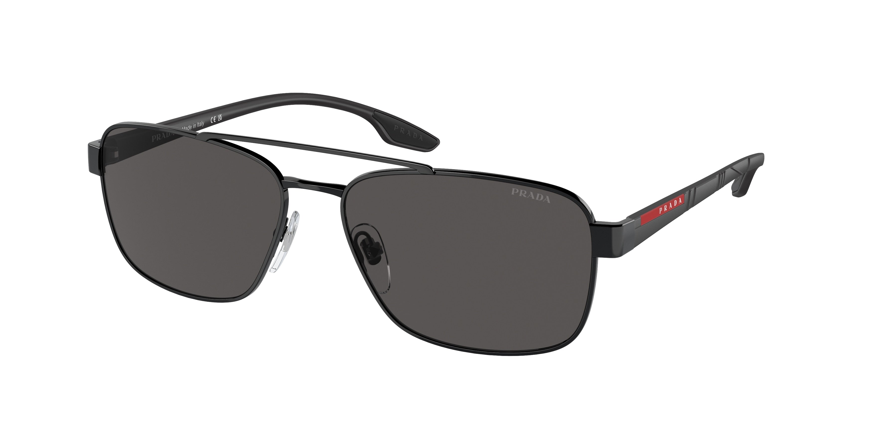 Prada Linea Rossa LIFESTYLE PS51US Pillow Sunglasses 1AB5S0-Black 62-145-16 - Color Map Black