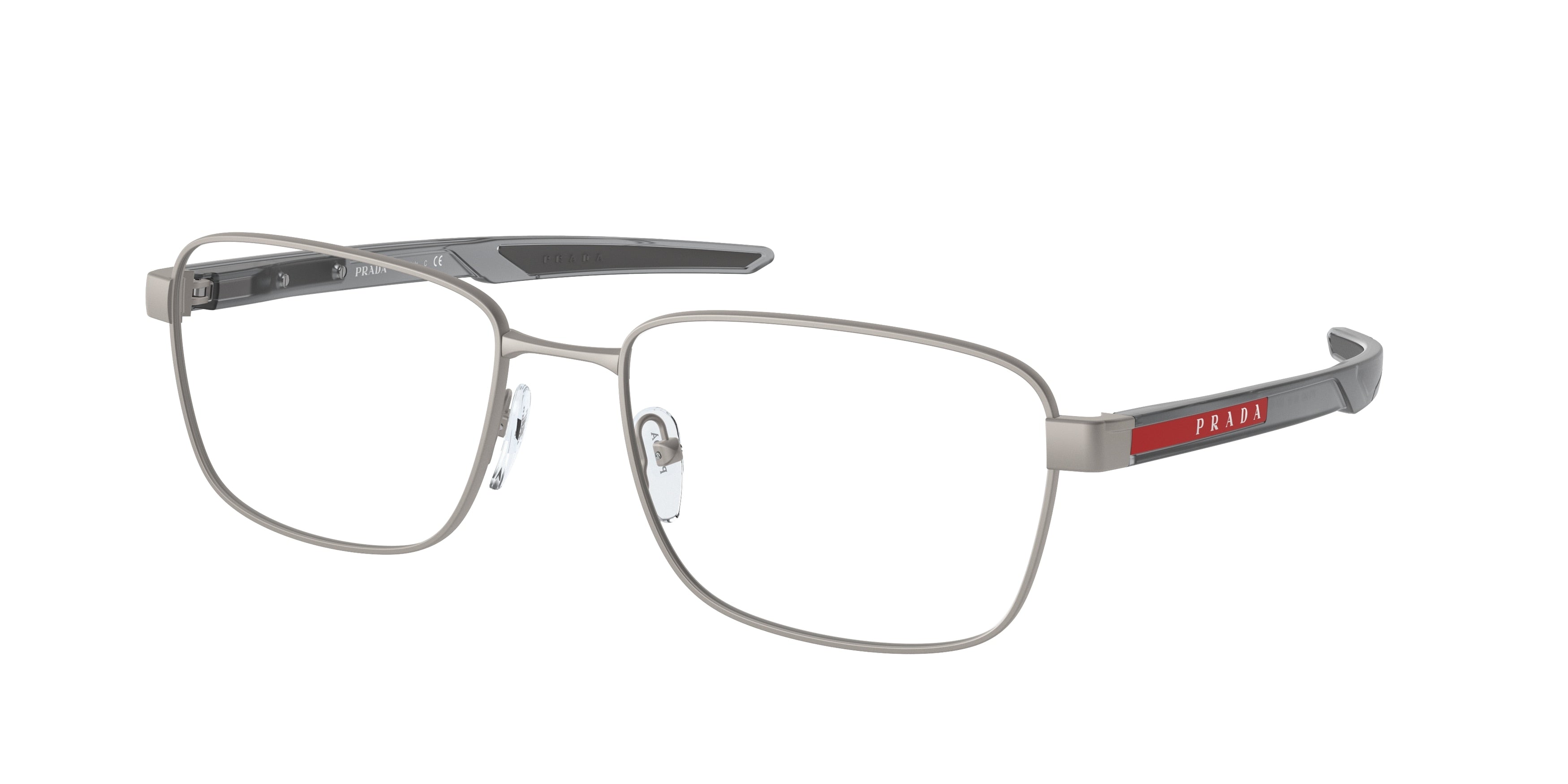 Prada Linea Rossa PS54OV Pillow Eyeglasses DG11O1-Grey 57-140-18 - Color Map Grey