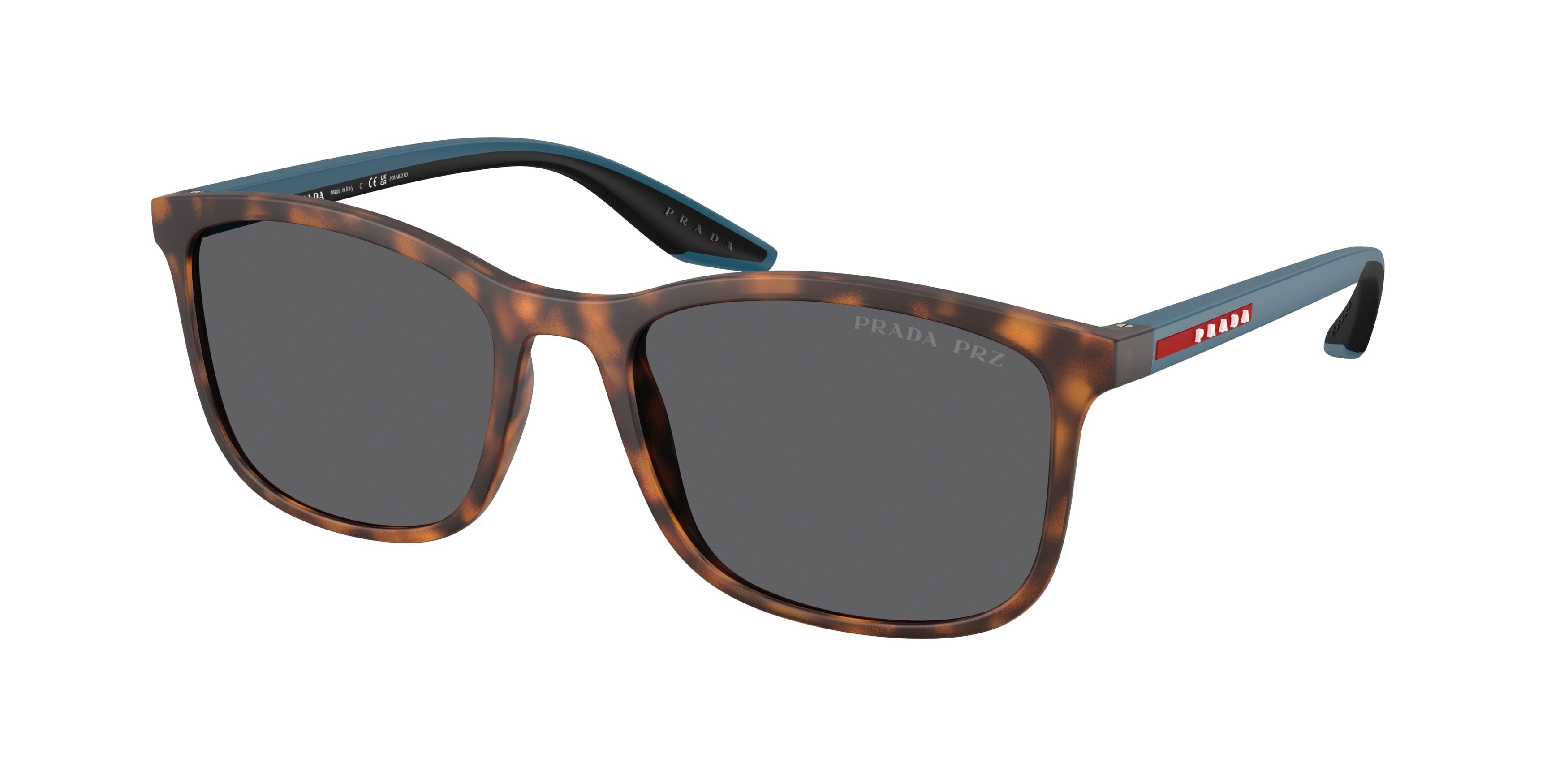 Prada Linea Rossa PSA08S Pillow Sunglasses U61144-Havana Rubber 56-145-19 - Color Map Tortoise