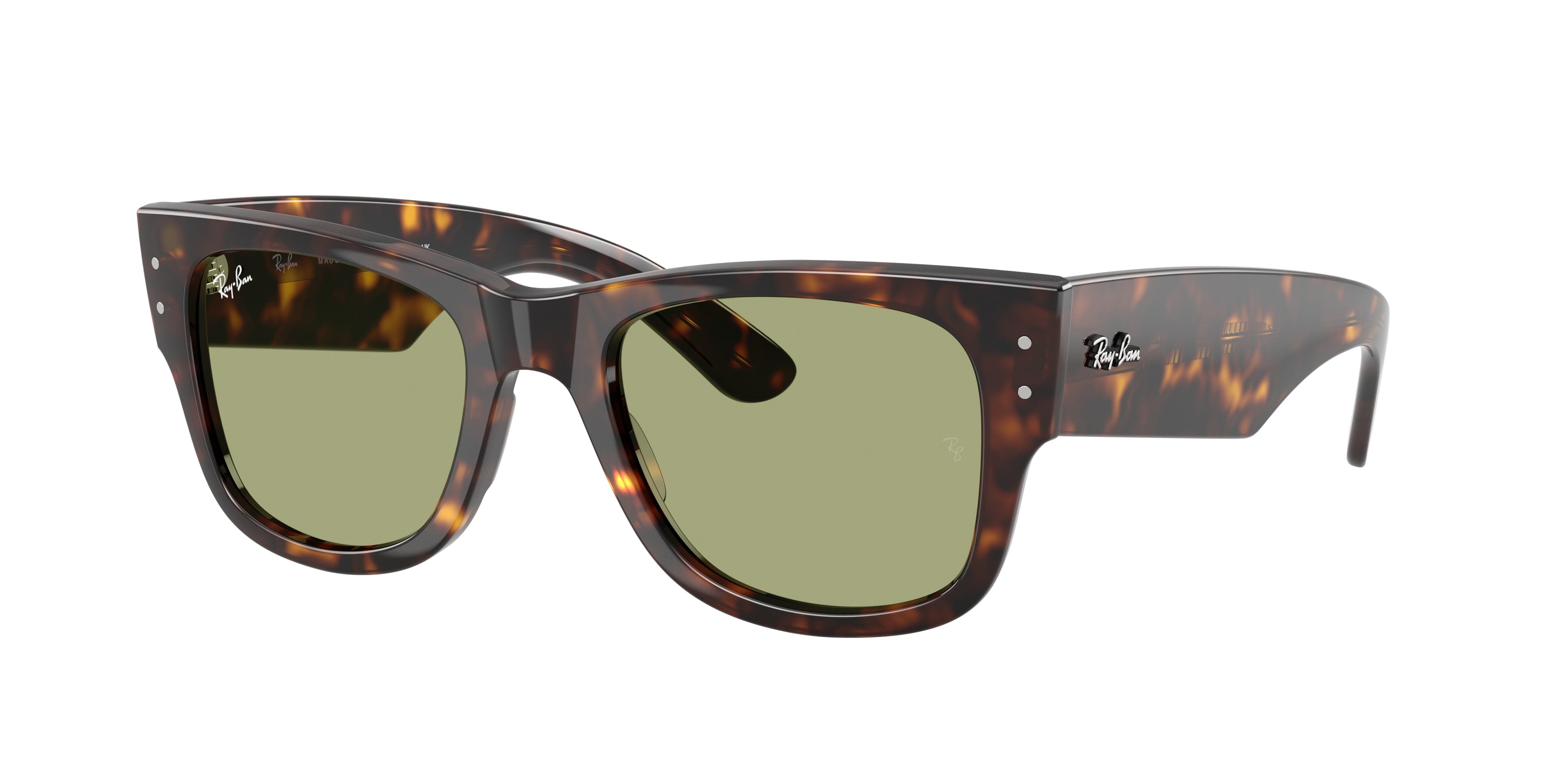 Ray-Ban MEGA WAYFARER RB0840SF Square Sunglasses  902/4E-Havana 52-145-21 - Color Map Tortoise