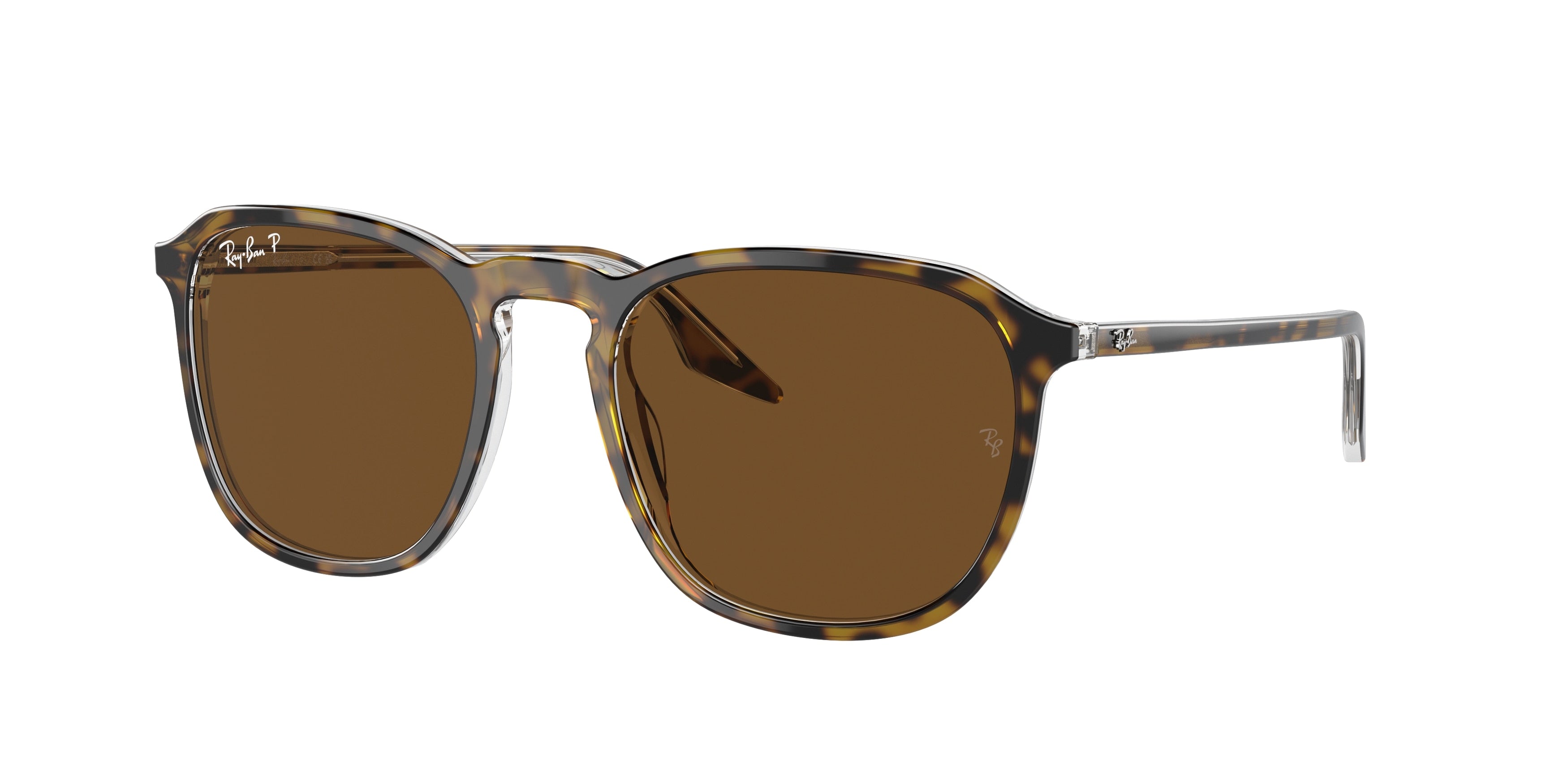 Ray-Ban RB2203 Square Sunglasses  139357-Havana 55-145-20 - Color Map Tortoise