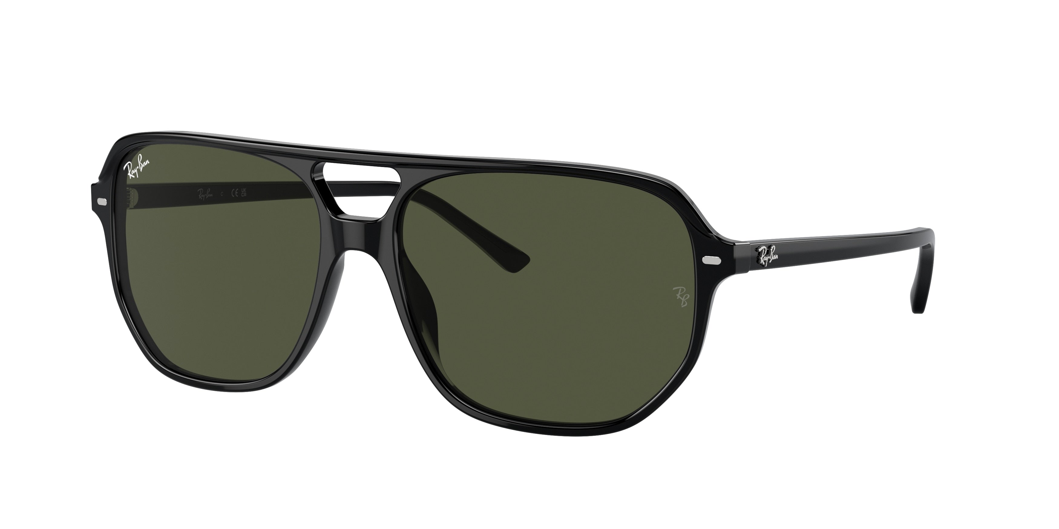 Ray-Ban BILL ONE RB2205 Irregular Sunglasses  901/31-Black 60-145-16 - Color Map Black