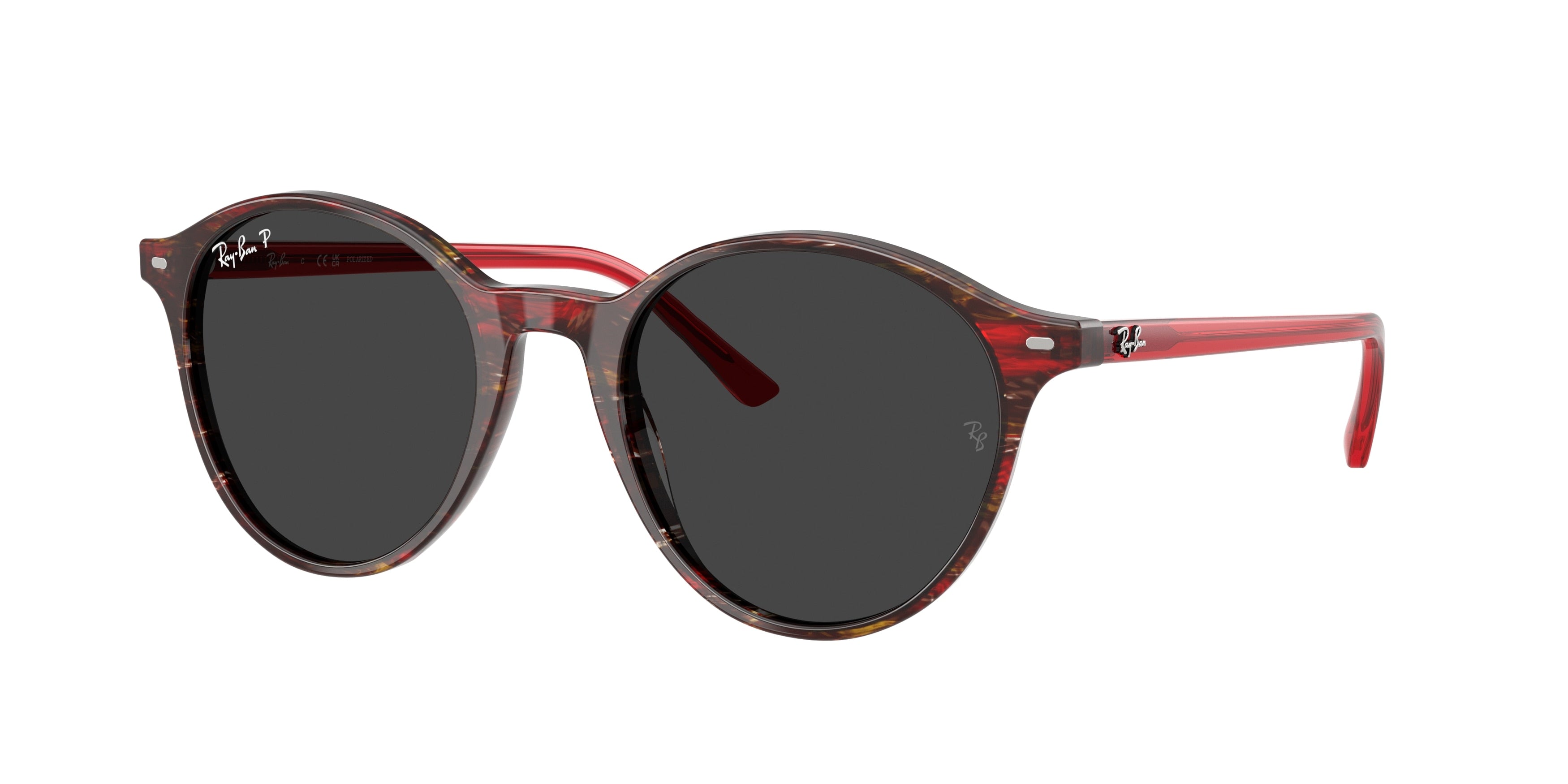 Ray-Ban BERNARD RB2230F Phantos Sunglasses  141948-Transparent Shade Fantasy Red 51-145-20 - Color Map Multicolor