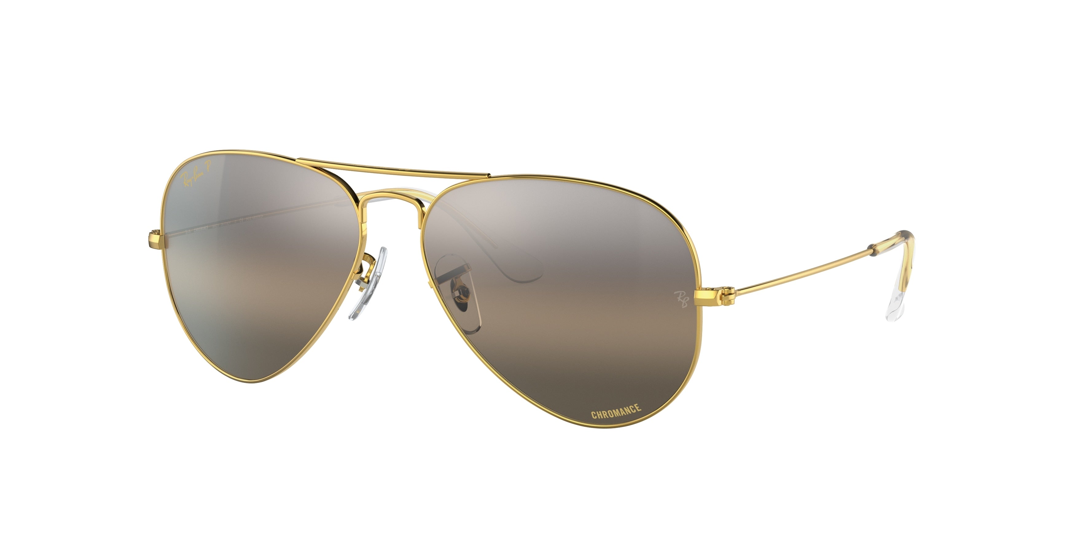 Ray-Ban AVIATOR RB3025 Pilot Sunglasses  9196G3-Gold 62-140-14 - Color Map Gold