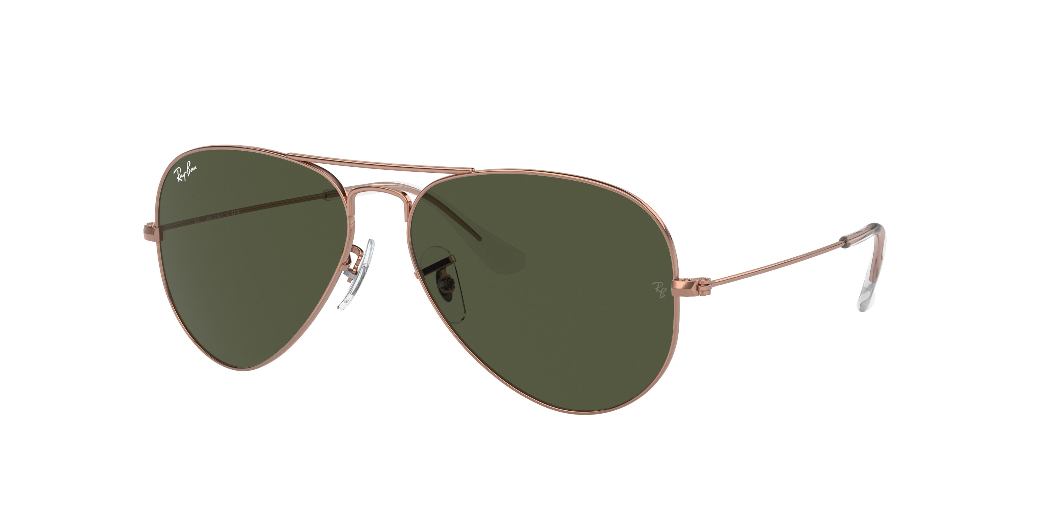 Ray-Ban AVIATOR RB3025 Pilot Sunglasses  920231-Rose Gold 62-140-14 - Color Map Gold