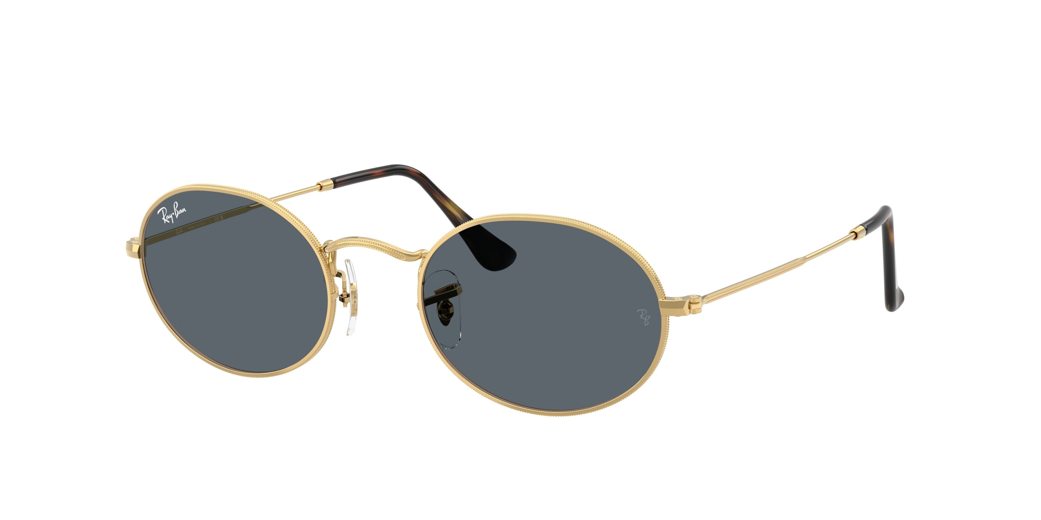 Ray-Ban OVAL RB3547N Oval Sunglasses  001/R5-Arista Gold 51-145-21 - Color Map Gold