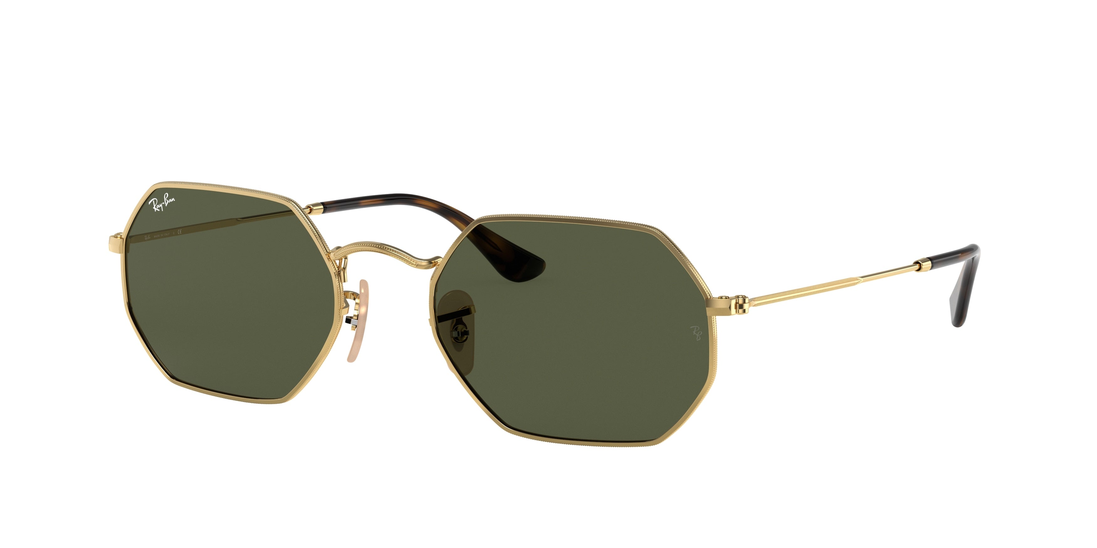 Ray-Ban OCTAGONAL RB3556N Irregular Sunglasses  001-Arista Gold 53-145-21 - Color Map Gold
