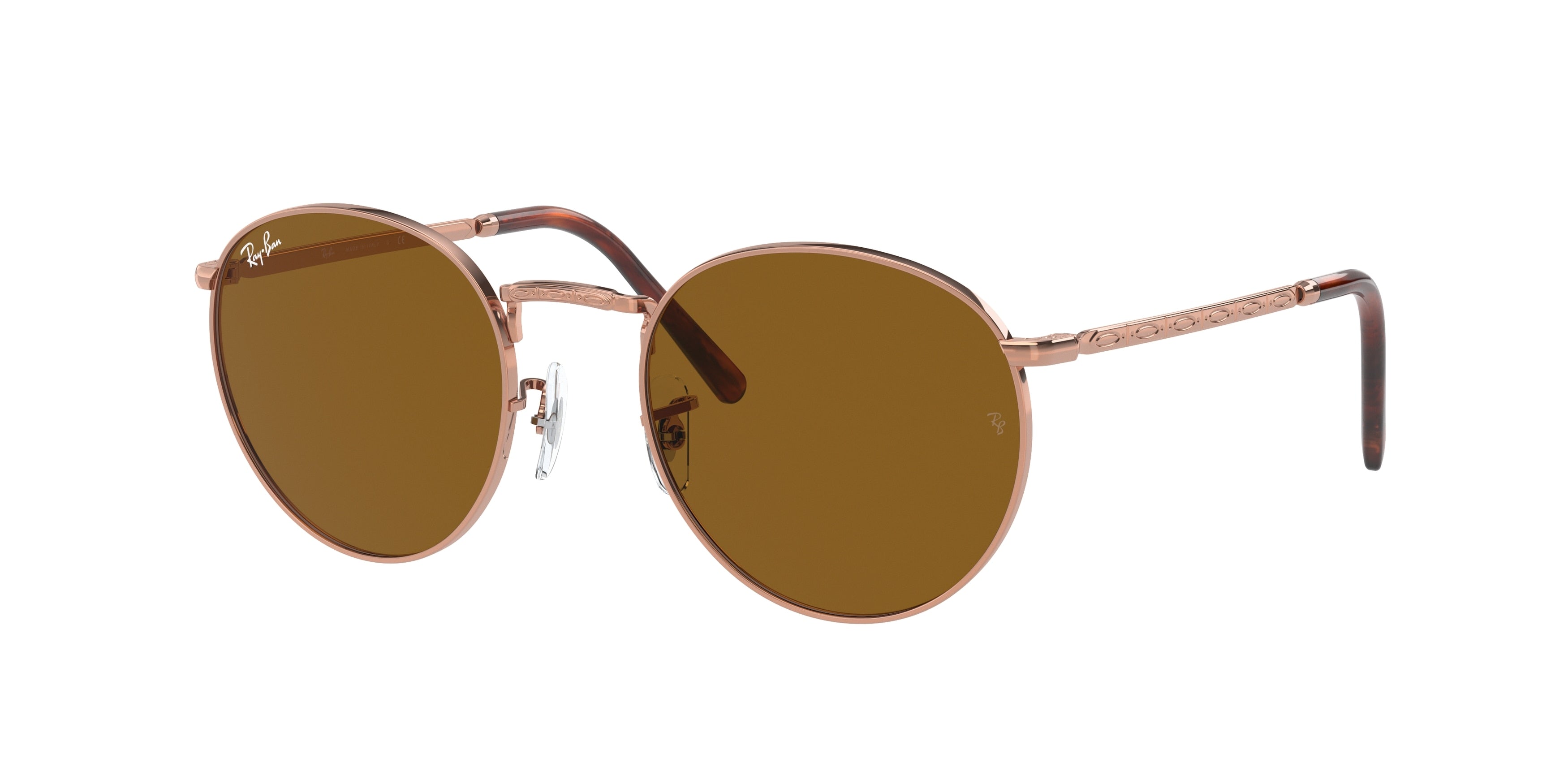 Ray-Ban NEW ROUND RB3637 Phantos Sunglasses  920233-Rose Gold 53-140-21 - Color Map Gold