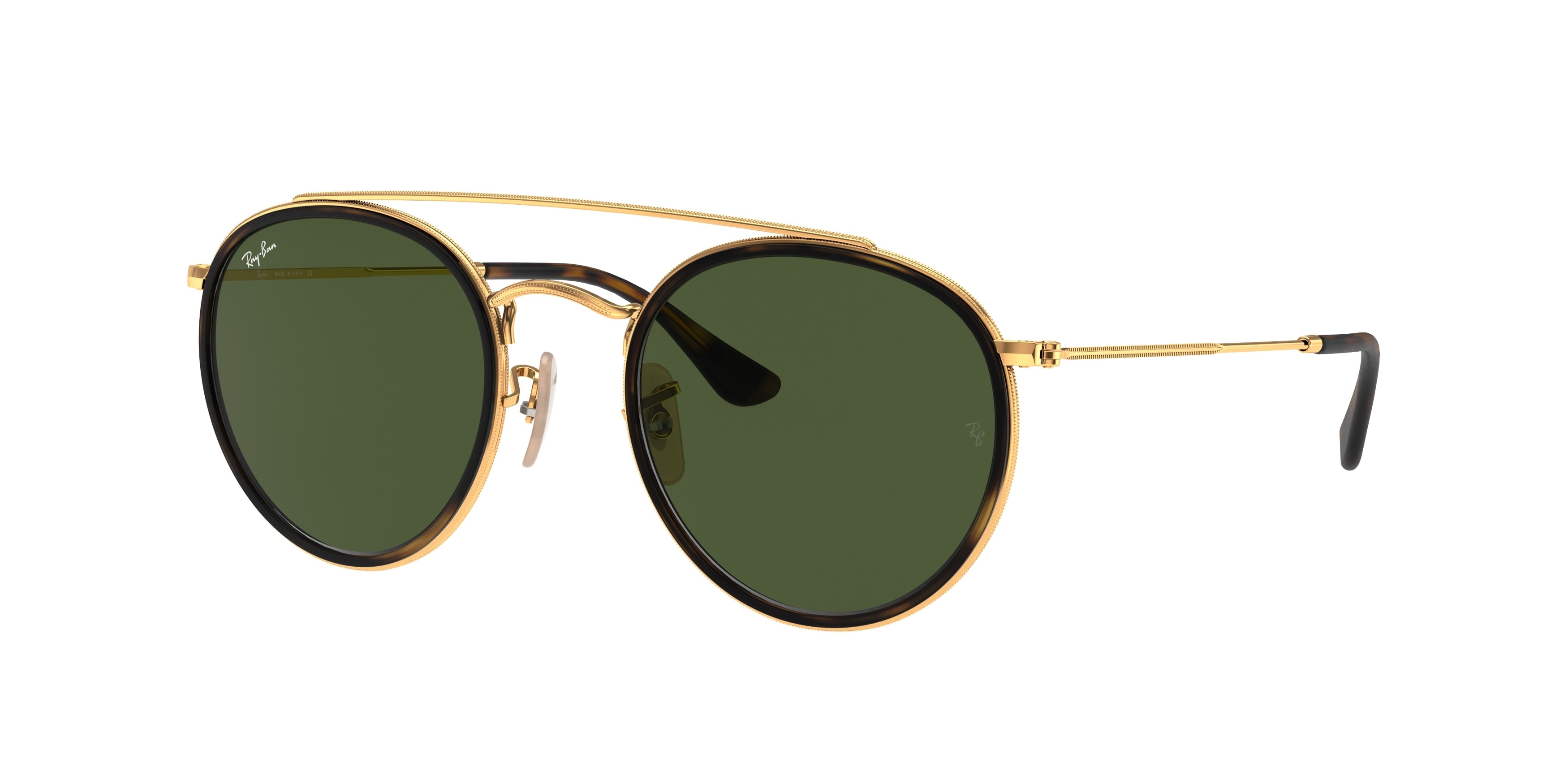 Ray-Ban RB3647N Round Sunglasses 001-Gold 51-145-22 - Color Map Gold