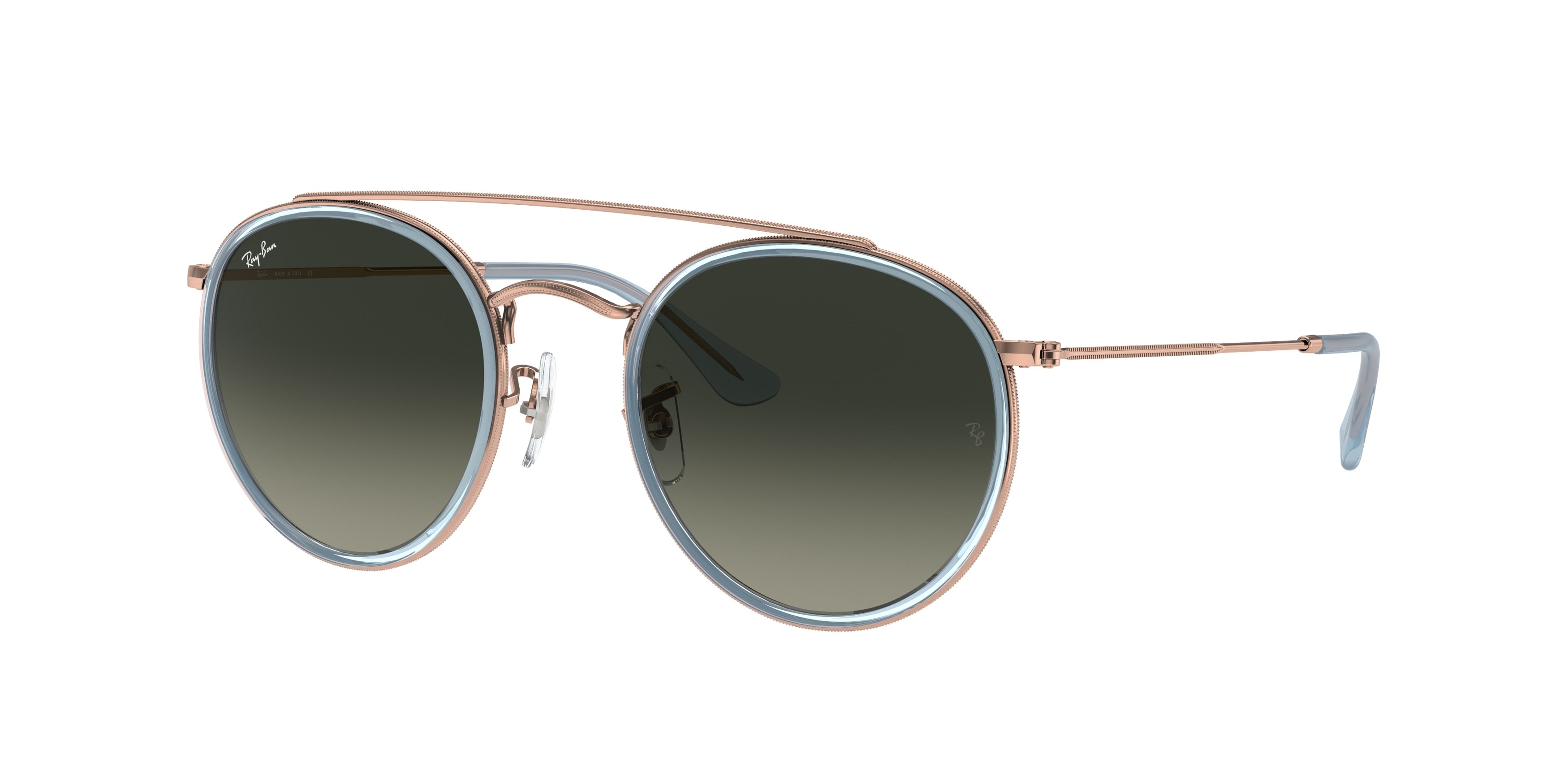 Ray-Ban RB3647N Round Sunglasses 906771-Copper 51-145-22 - Color Map Copper