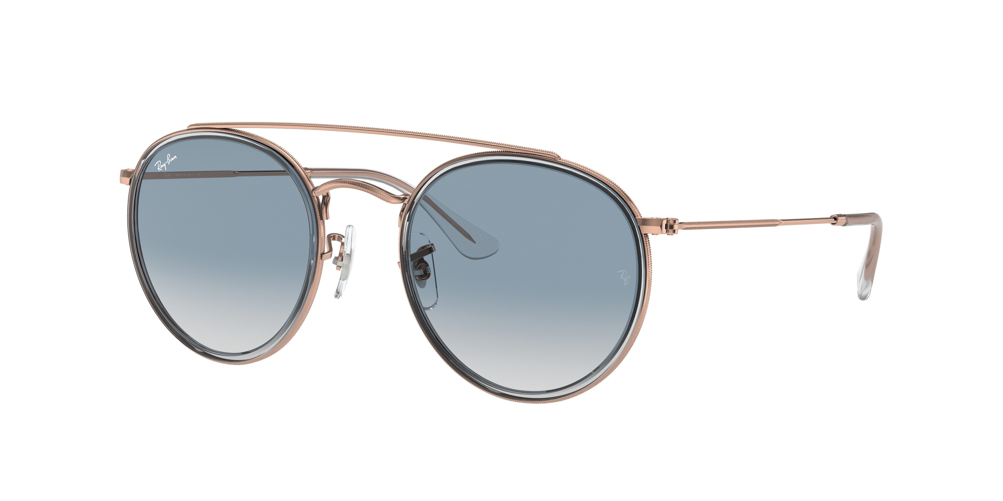 Ray-Ban RB3647N Round Sunglasses 90683F-Copper 51-145-22 - Color Map Copper