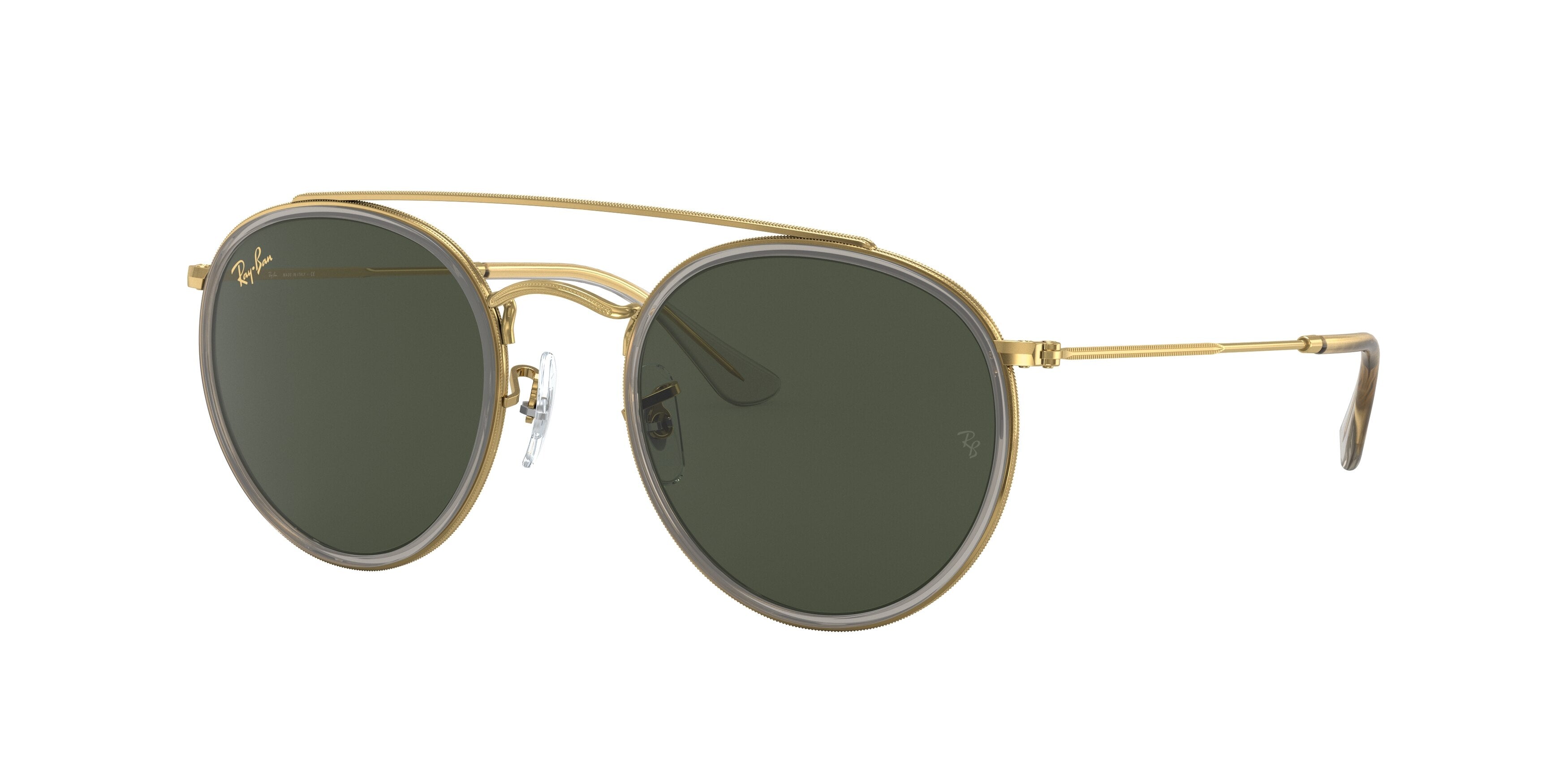 Ray-Ban RB3647N Round Sunglasses 921031-Gold 51-145-22 - Color Map Gold