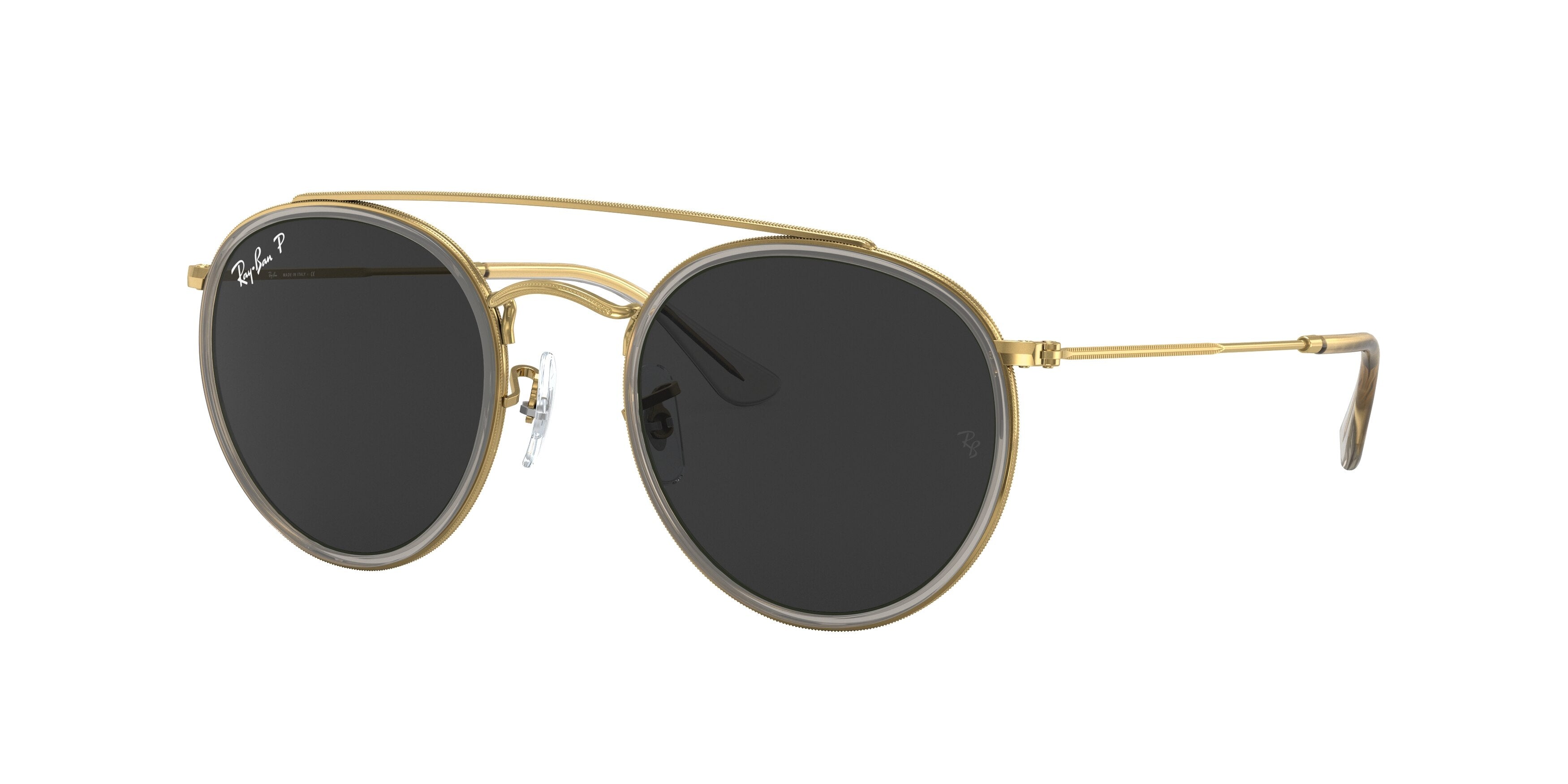 Ray-Ban RB3647N Round Sunglasses 921048-Gold 51-145-22 - Color Map Gold